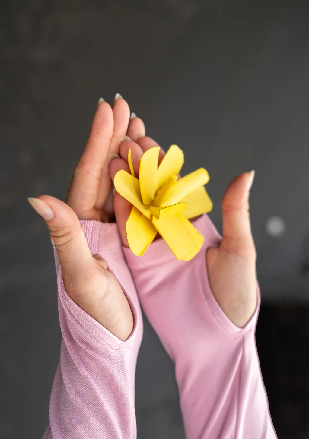 Tiny Dikişsiz Uzun Kollu U Yaka Crop Bluz