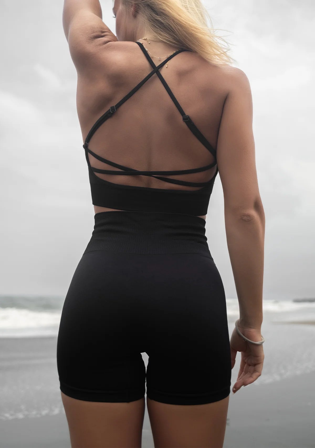 Tiny Kalın Kemerli Dikişsiz Spor Şort