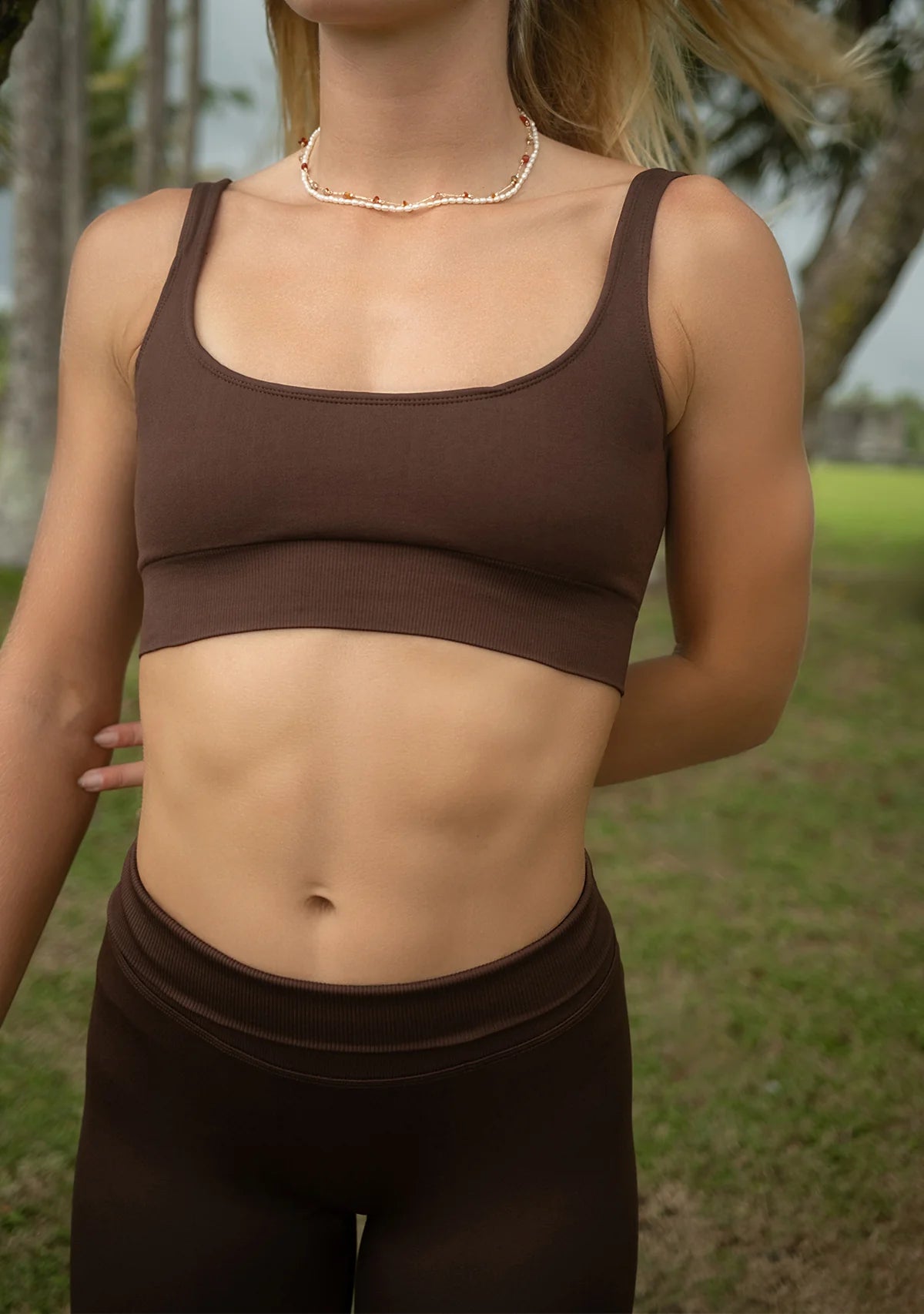 Tiny U Yaka Kalın Askılı Dikişsiz Spor Büstiyer