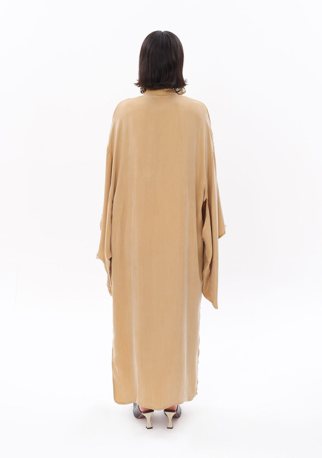 Tiny Açık Yeşil Luxe Tencel™ Kimono görünüm 2