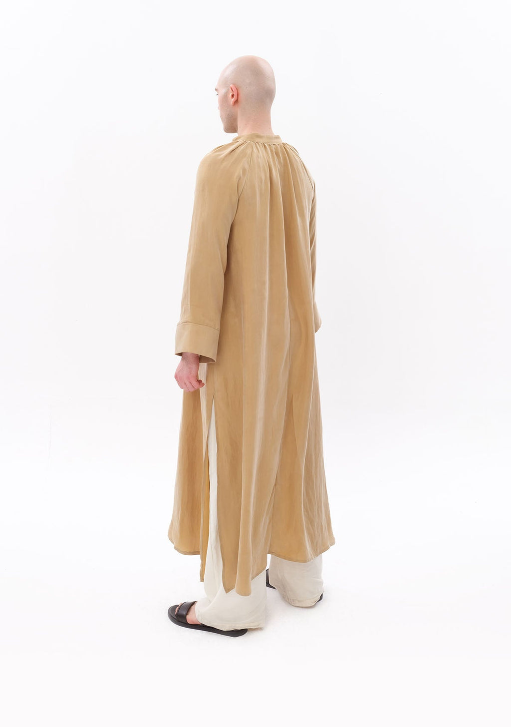Tiny Bej Luxe Tencel™ Reglan Kol Elbise görünüm 15