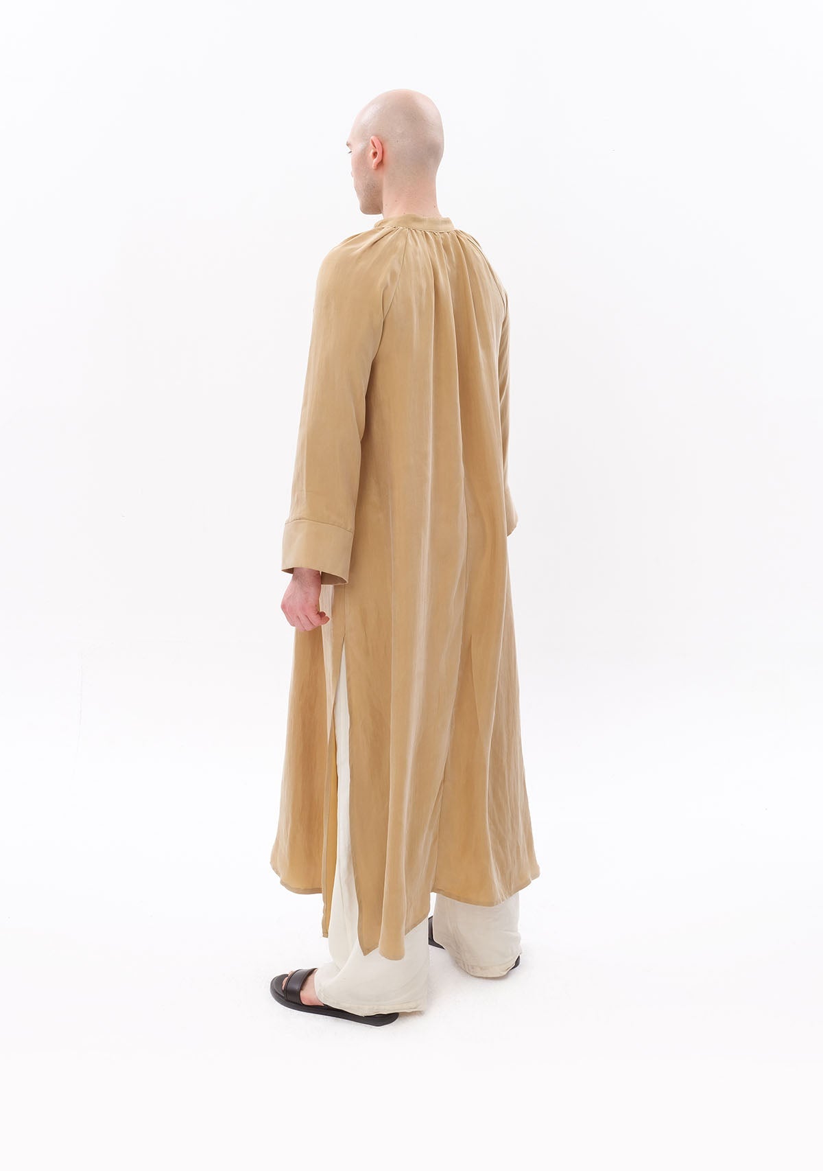 Tiny Bej Luxe Tencel™ Reglan Kol Elbise görünüm 15