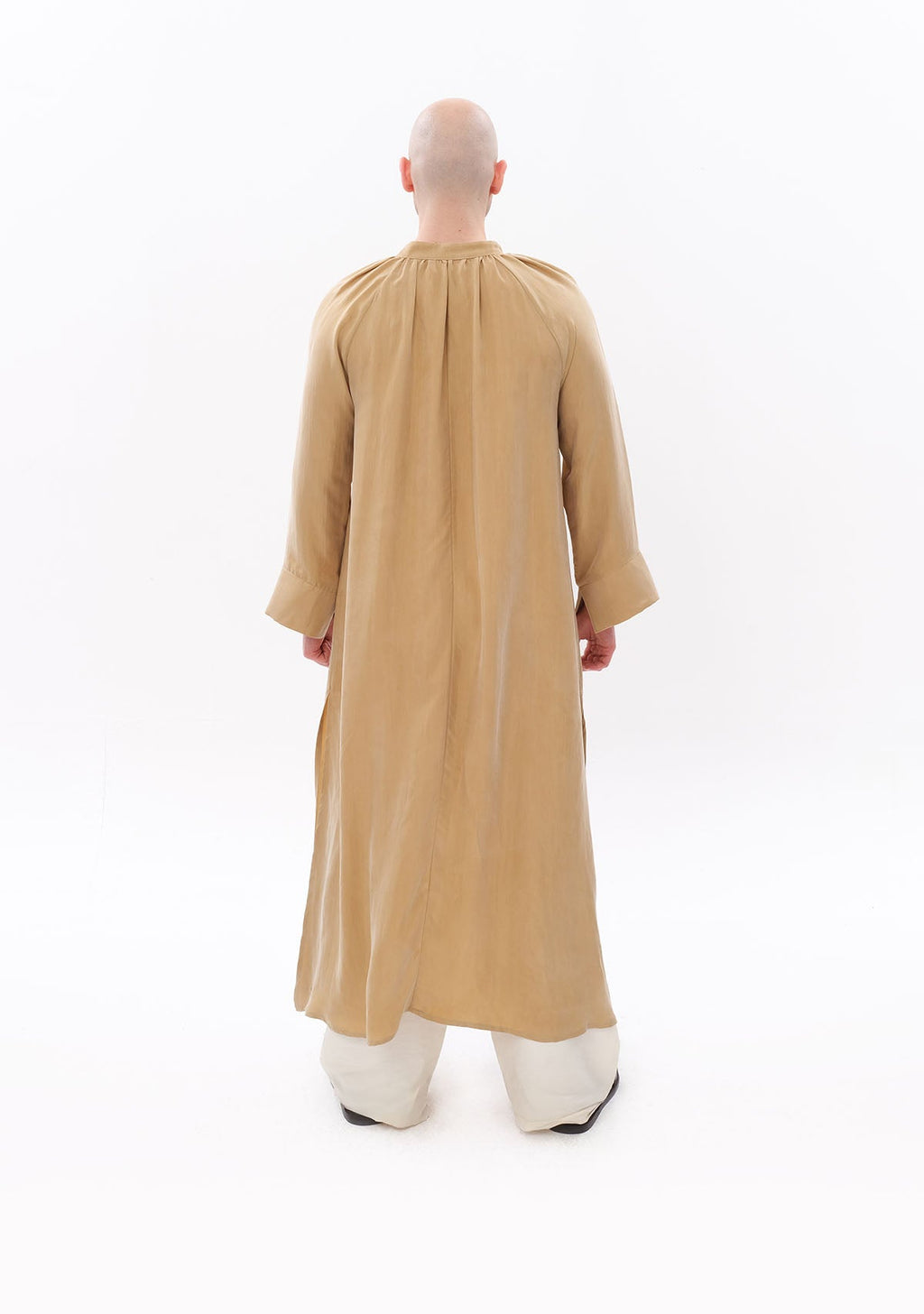 Tiny Bej Luxe Tencel™ Reglan Kol Elbise görünüm 11