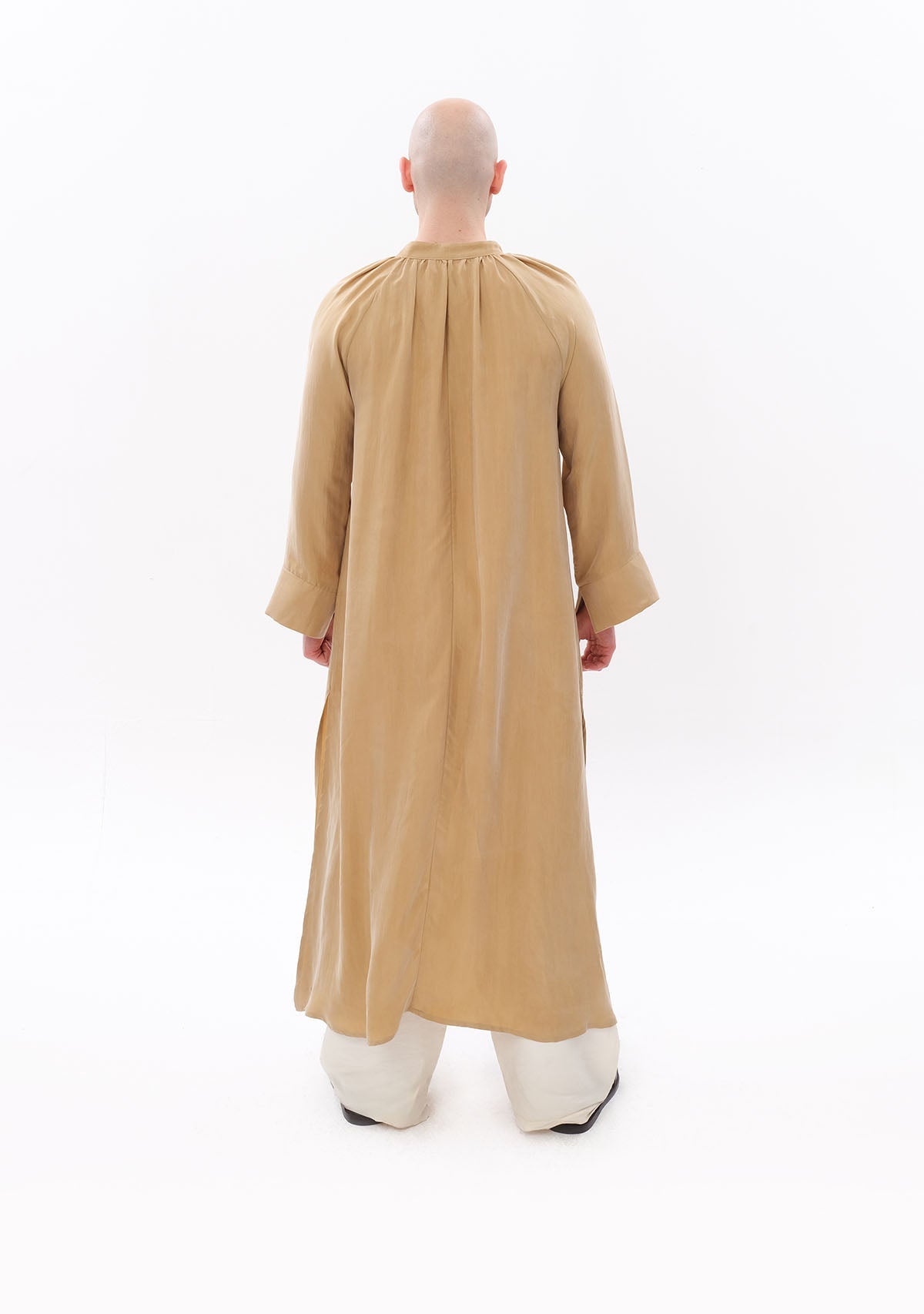 Tiny Bej Luxe Tencel™ Reglan Kol Elbise görünüm 11