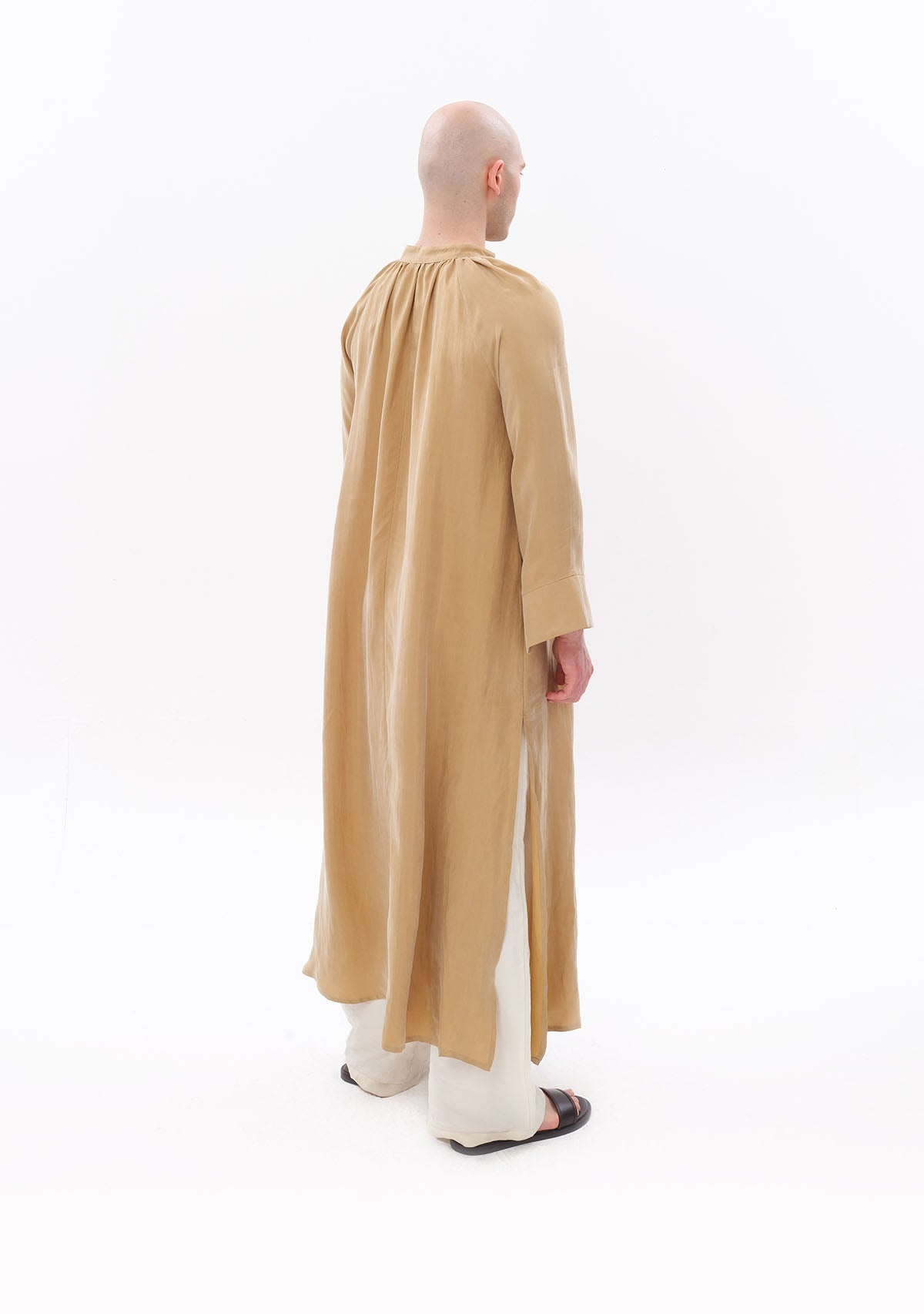 Tiny Bej Luxe Tencel™ Reglan Kol Elbise görünüm 12