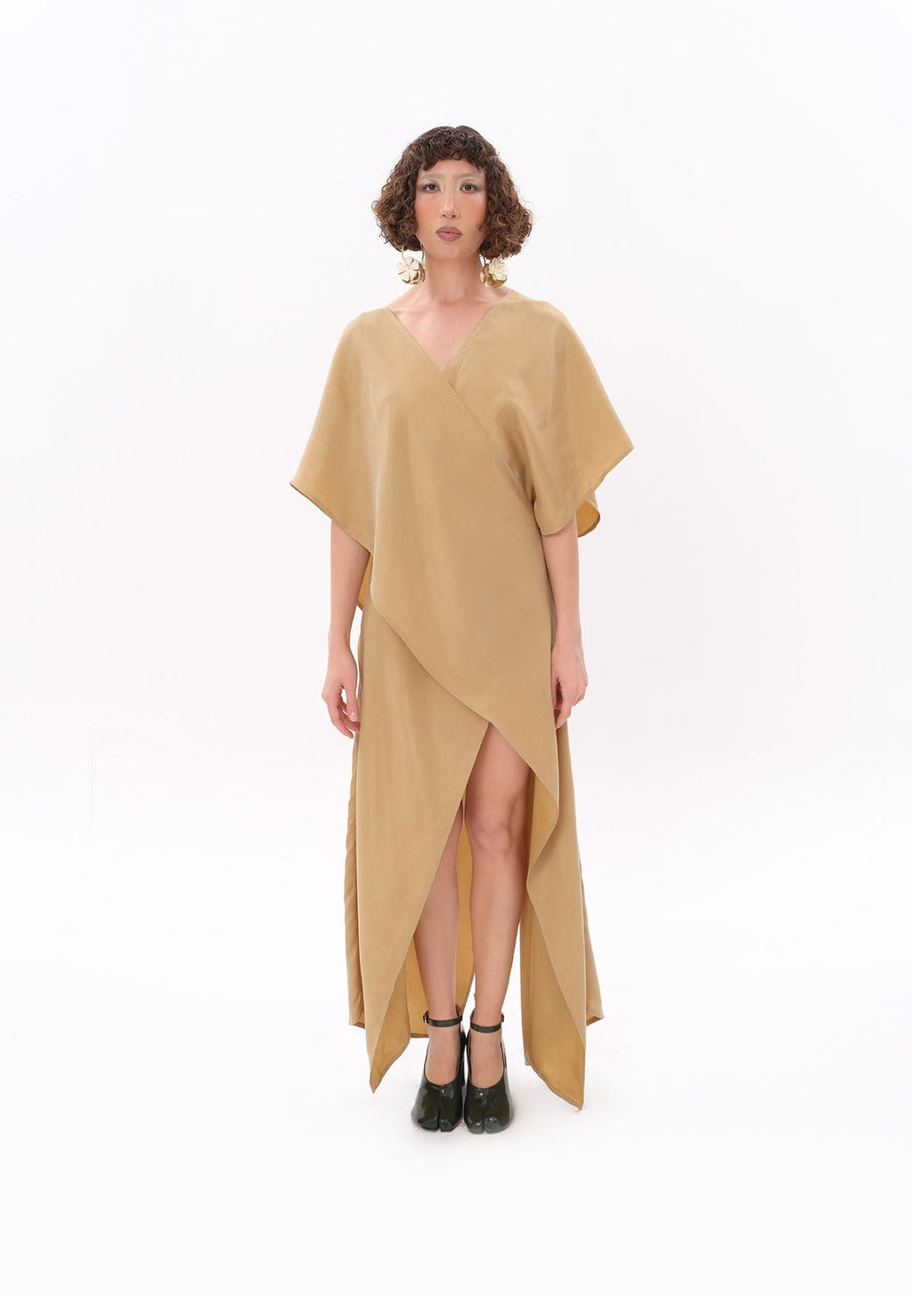 Tiny Bej Luxe Tencel™ Elbise ana görünüm