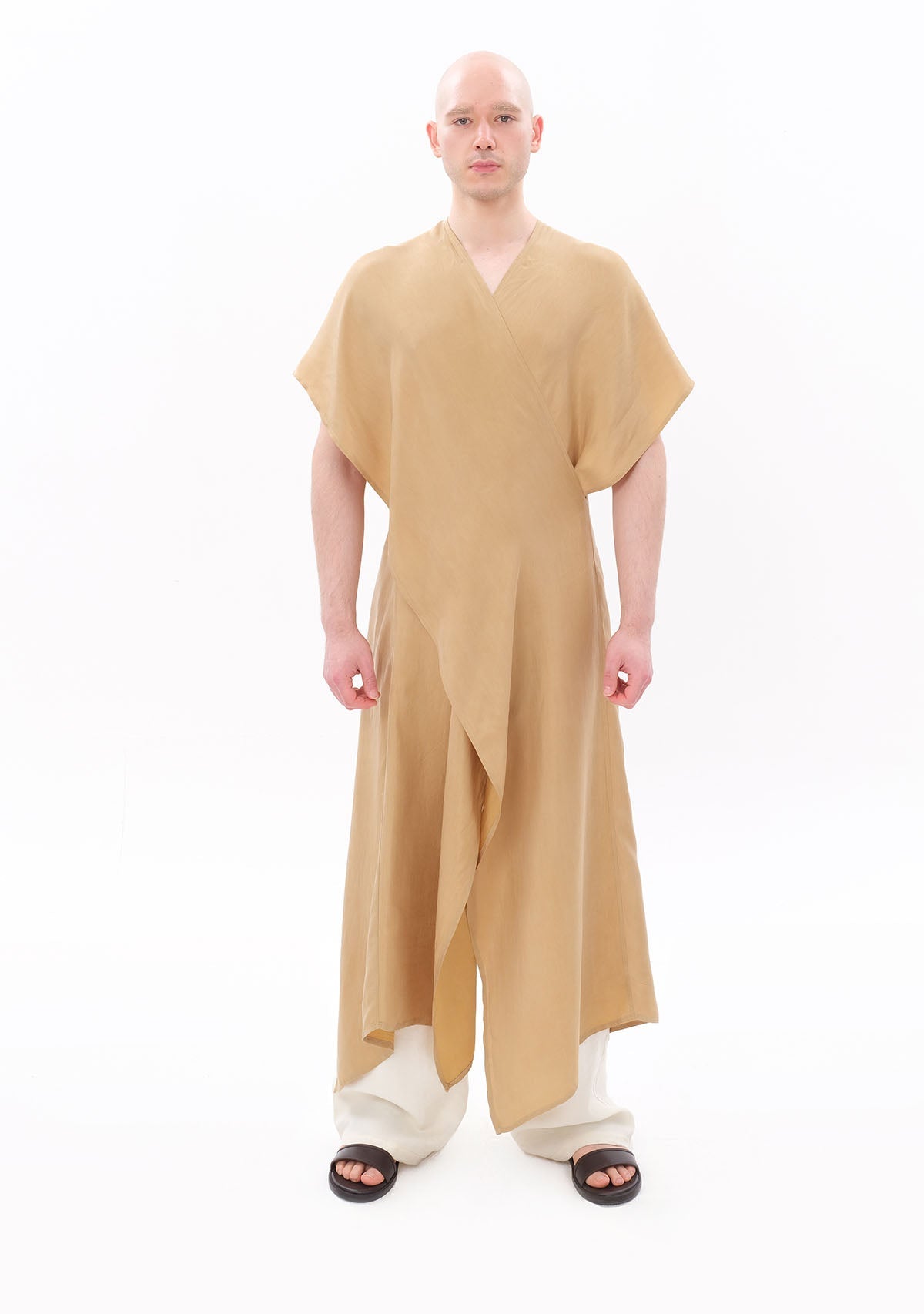 Tiny Bej Luxe Tencel™ Elbise görünüm 13