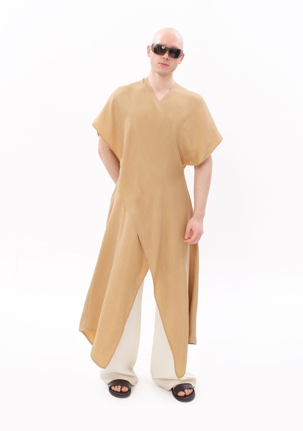 Tiny Bej Luxe Tencel™ Elbise görünüm 12