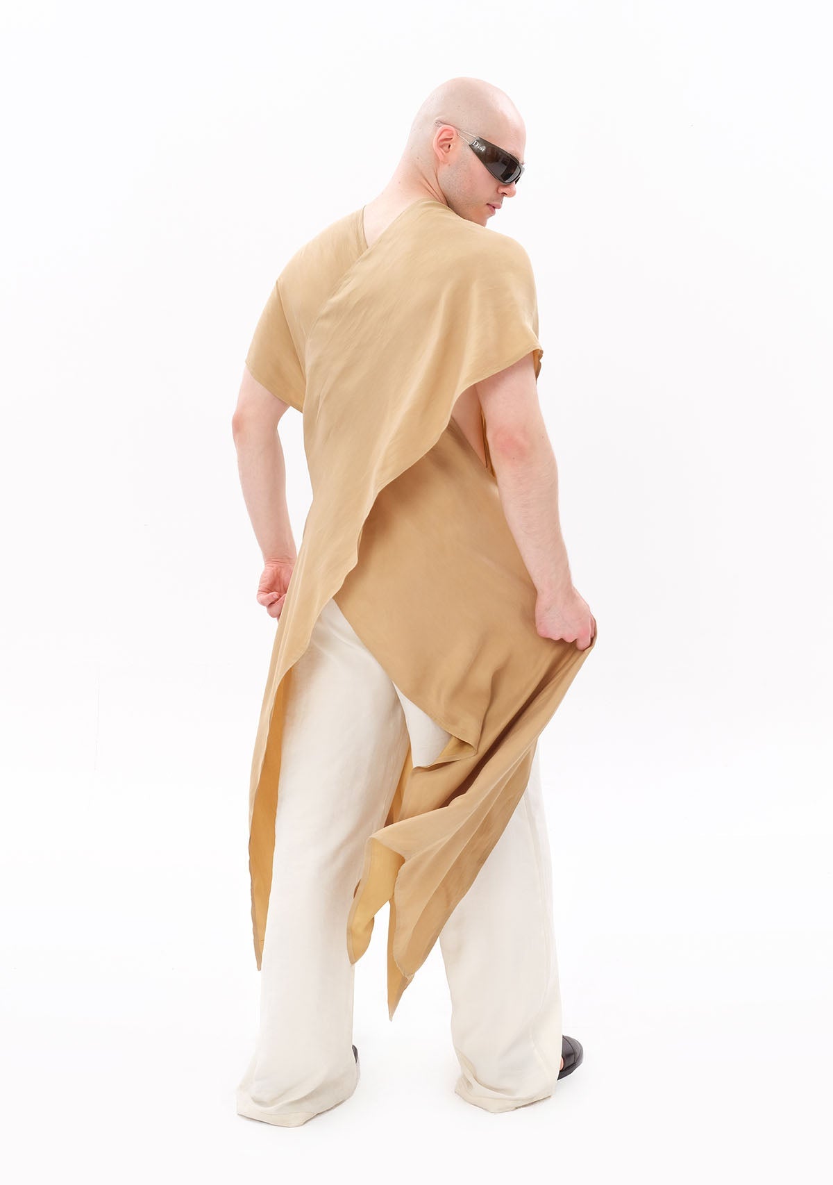 Tiny Bej Luxe Tencel™ Elbise görünüm 14