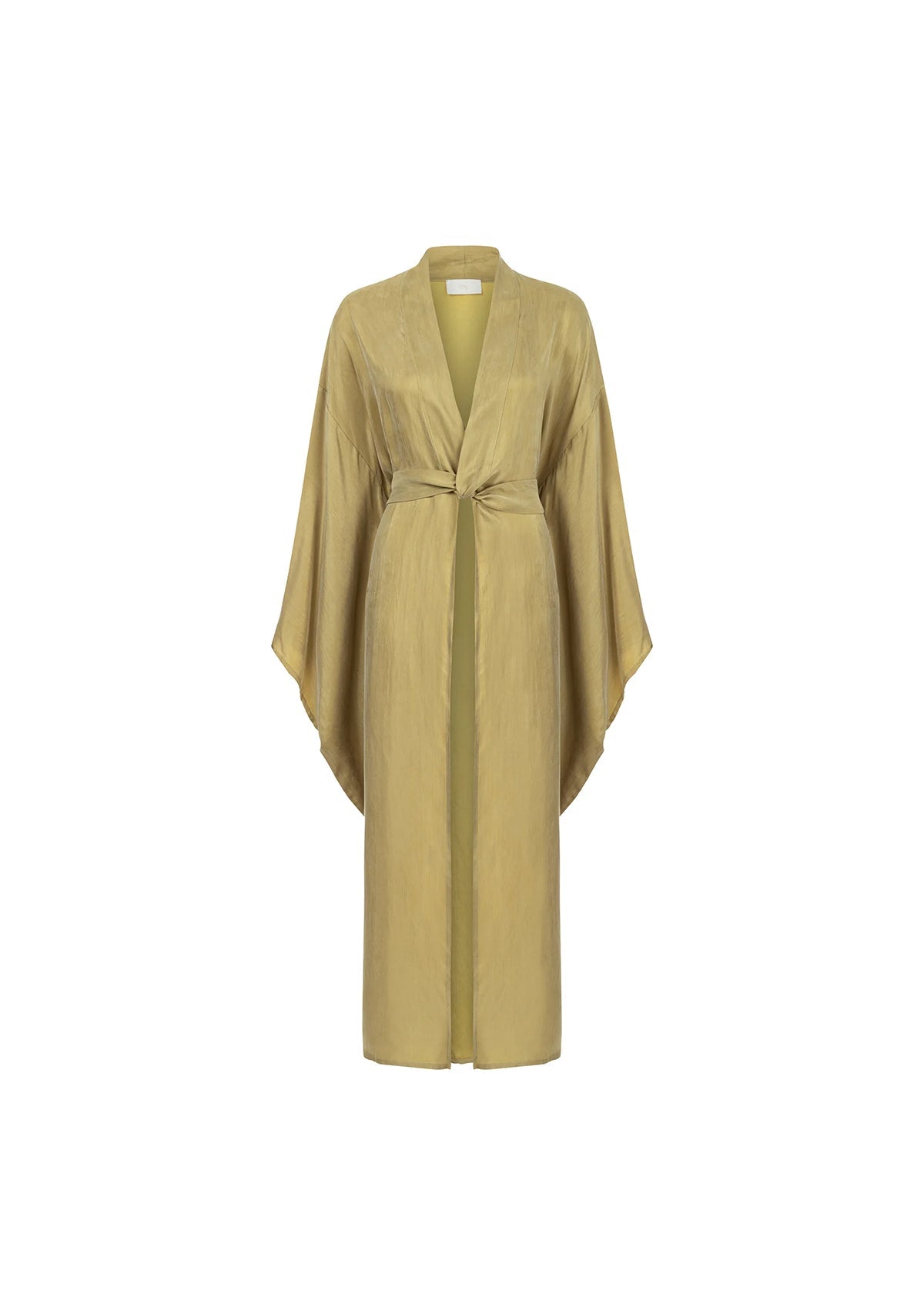 Tiny Açık Yeşil Luxe Tencel™ Kimono görünüm 18
