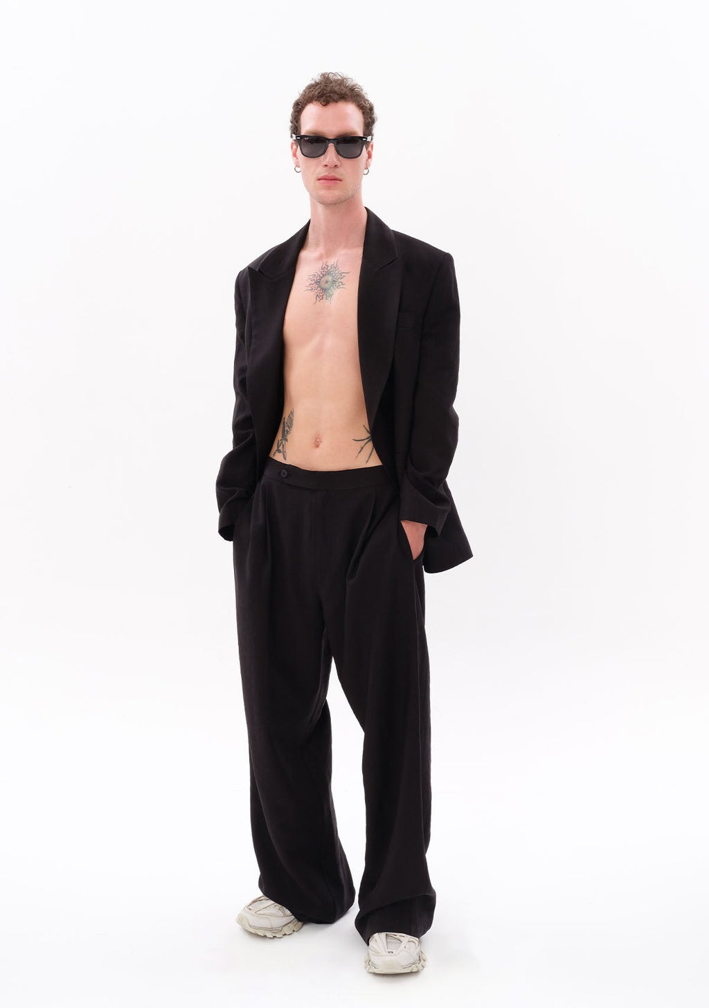 Tiny Siyah Tencel™ Pantolon görünüm 3