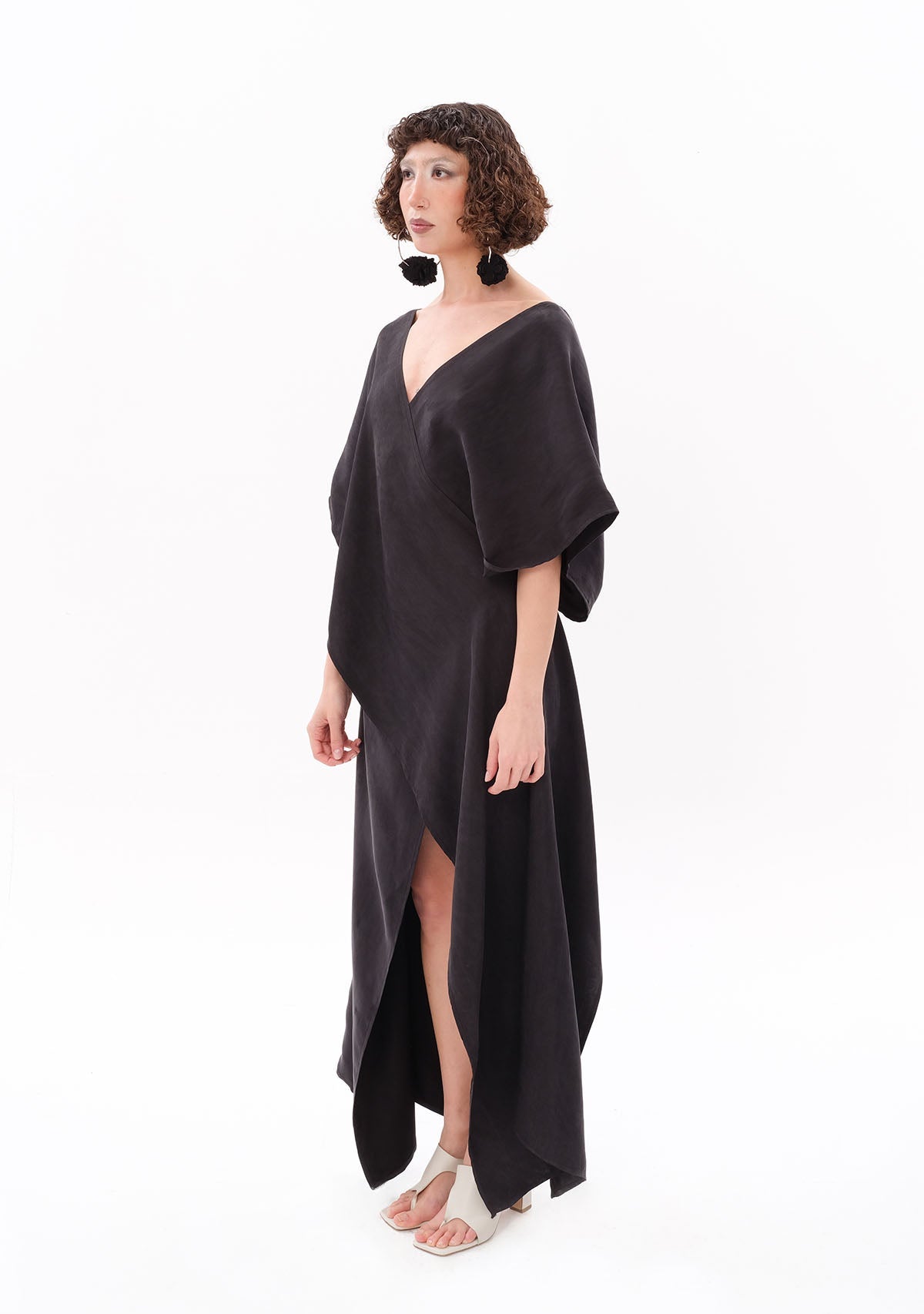 Tiny Antrasit Luxe Tencel™ Elbise görünüm 3
