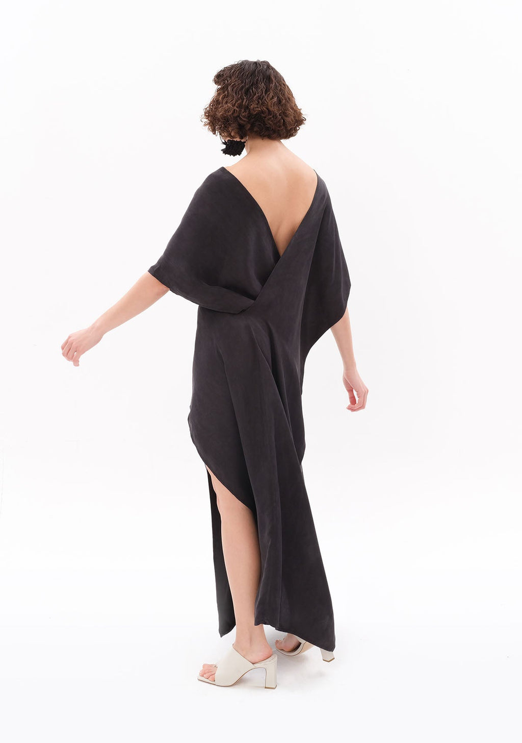 Tiny Antrasit Luxe Tencel™ Elbise görünüm 8