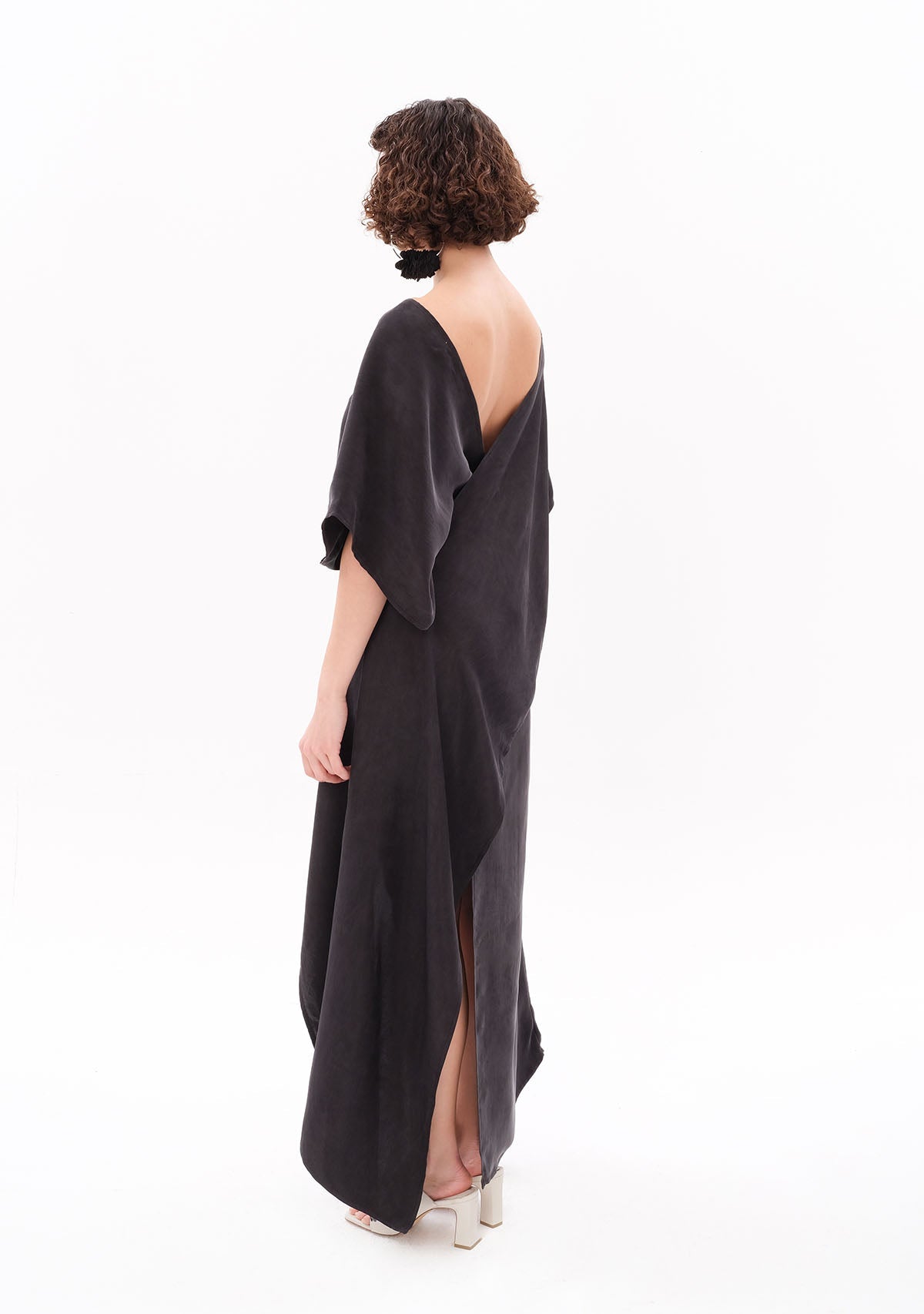 Tiny Antrasit Luxe Tencel™ Elbise görünüm 4