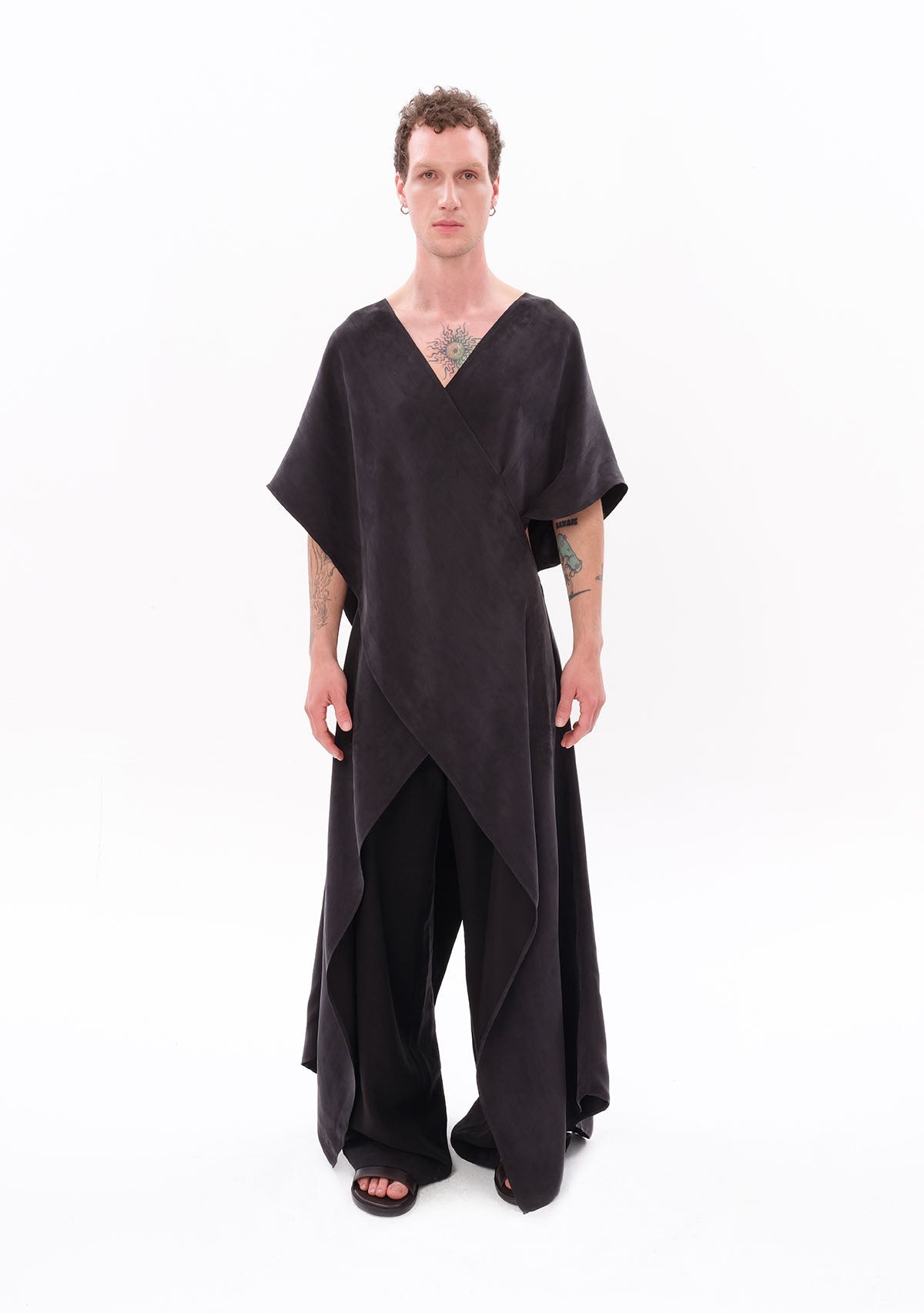 Tiny Antrasit Luxe Tencel™ Elbise görünüm 9
