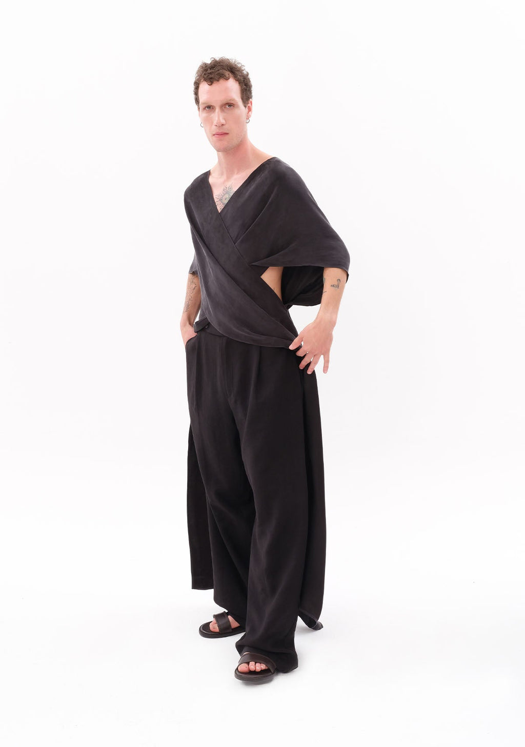 Tiny Antrasit Luxe Tencel™ Elbise görünüm 10
