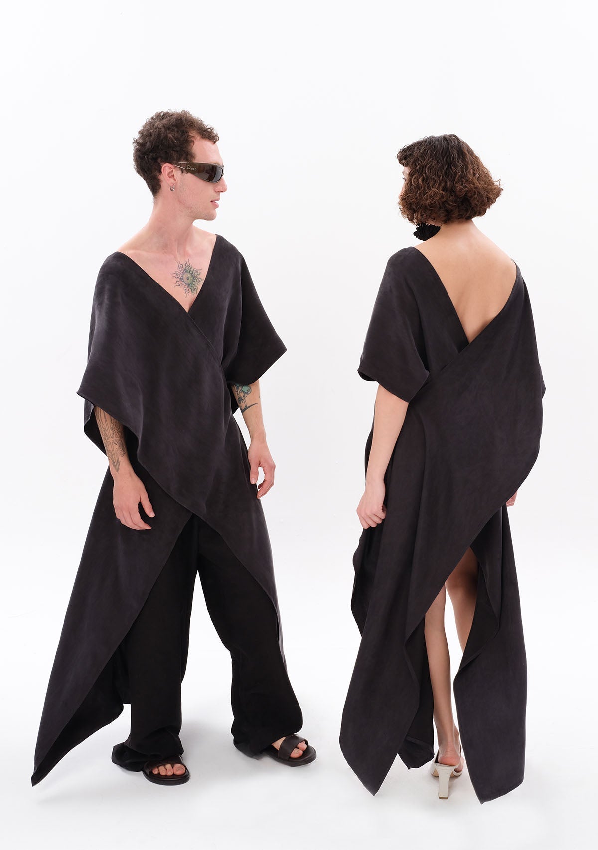 Tiny Antrasit Luxe Tencel™ Elbise görünüm 14