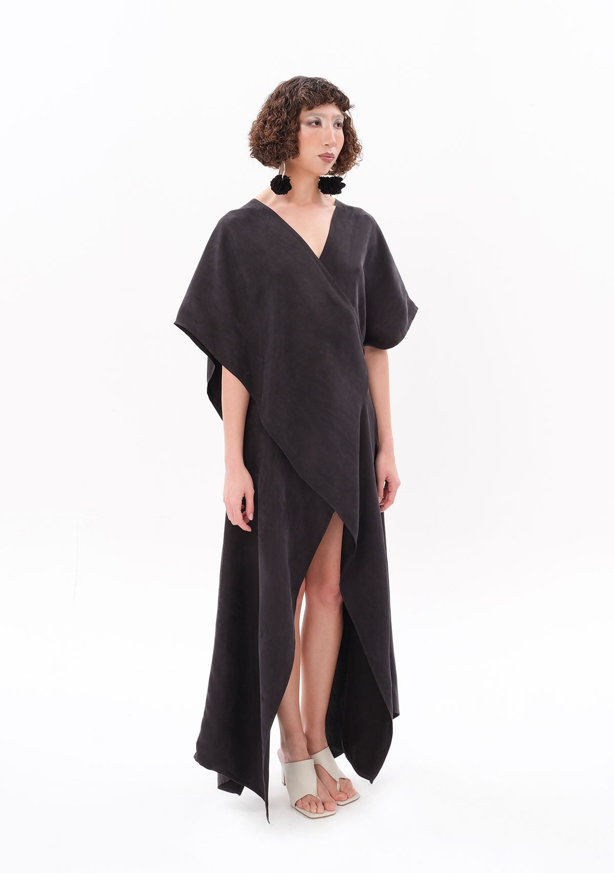 Tiny Antrasit Luxe Tencel™ Elbise görünüm 5