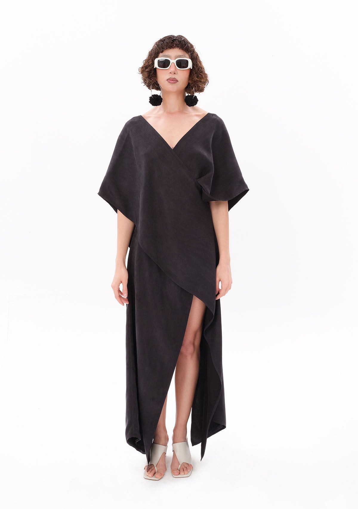 Tiny Antrasit Luxe Tencel™ Elbise ana görünüm