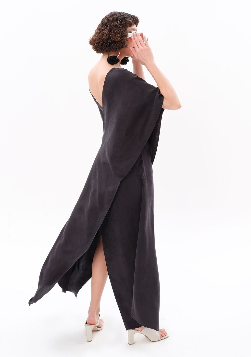 Tiny Antrasit Luxe Tencel™ Elbise görünüm 6