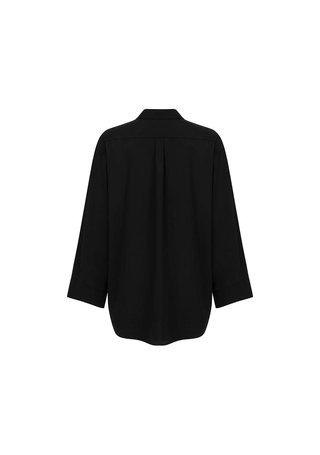 Tiny Siyah Tencel™ Oversize Gömlek görünüm 13