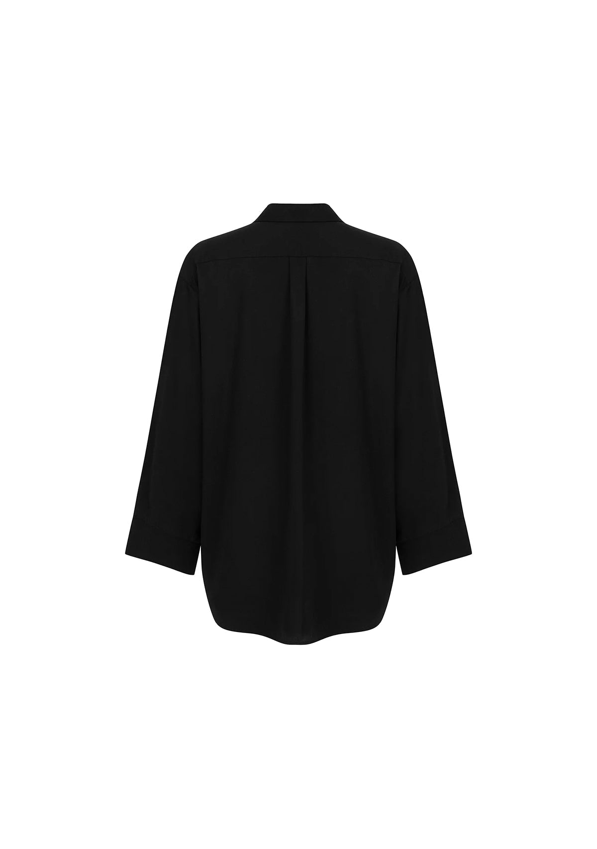 Tiny Siyah Tencel™ Oversize Gömlek görünüm 13
