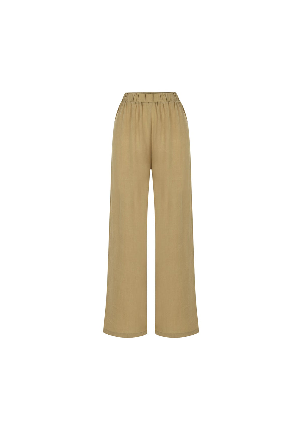 Tiny Bej Tencel™ Beli Lastikli Pantolon görünüm 6