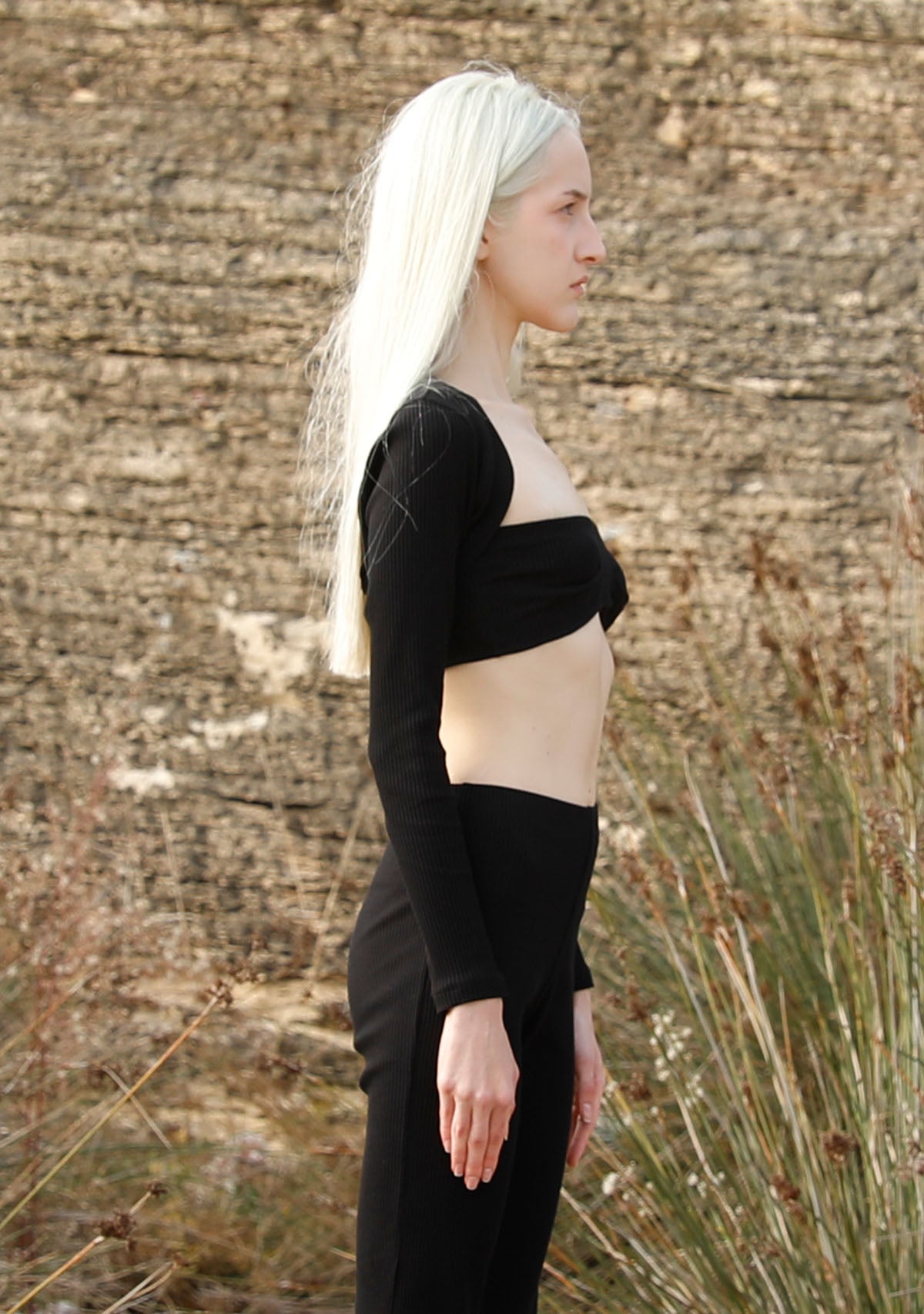 Tiny Siyah Esnek Bolero görünüm 5