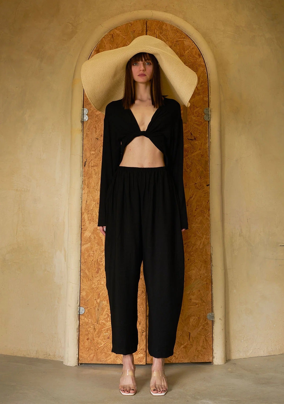 Tiny Bağlamalı Yarasa Kol Bluz