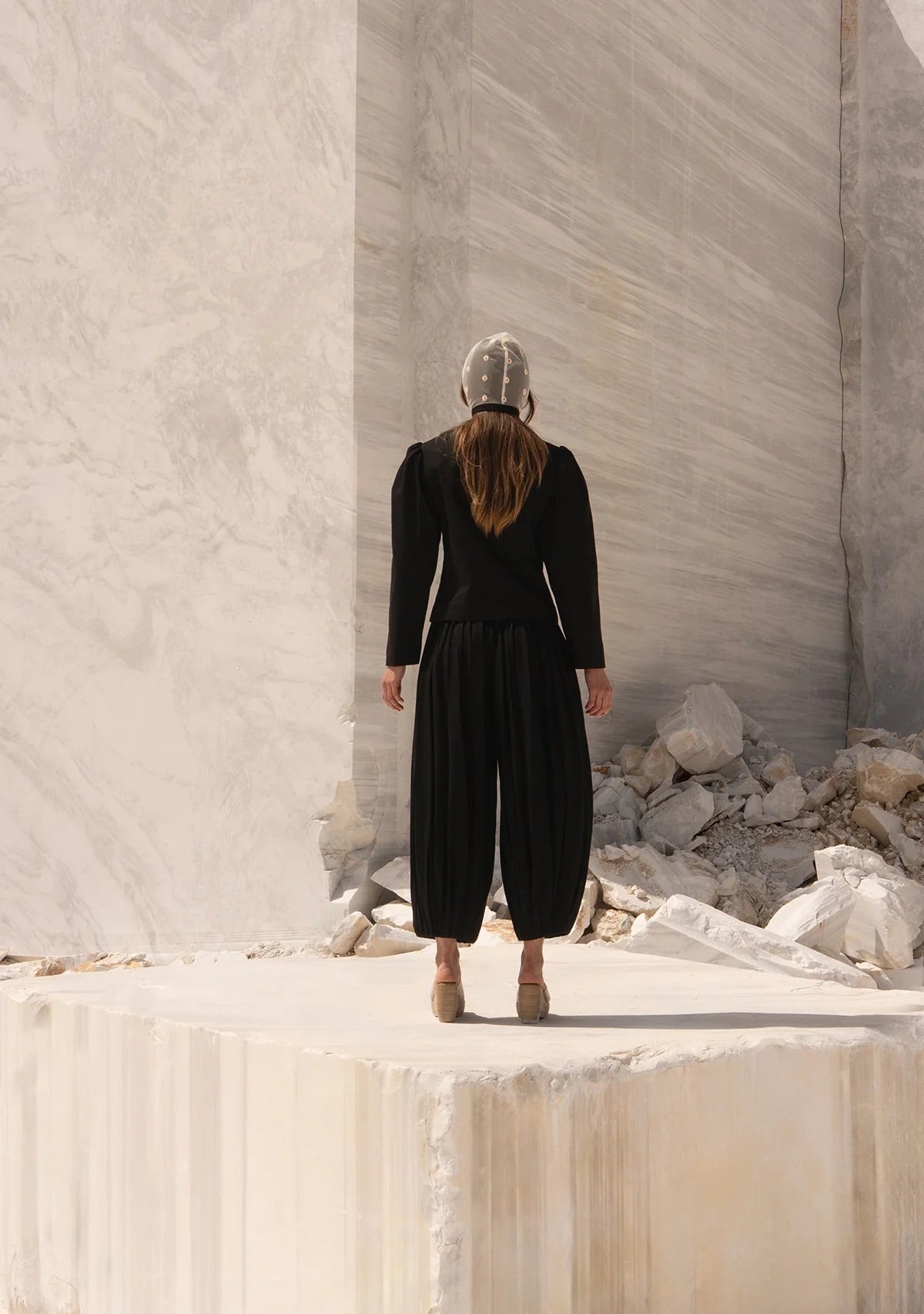 Tiny Önü Düğmeli Vatkalı Büzgülü Ceket