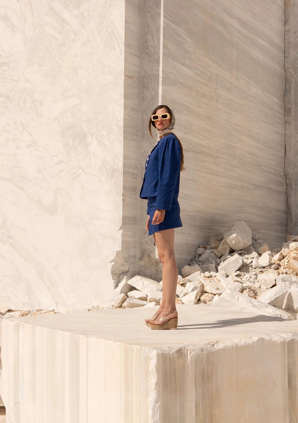 Tiny Önü Düğmeli Vatkalı Büzgülü Ceket