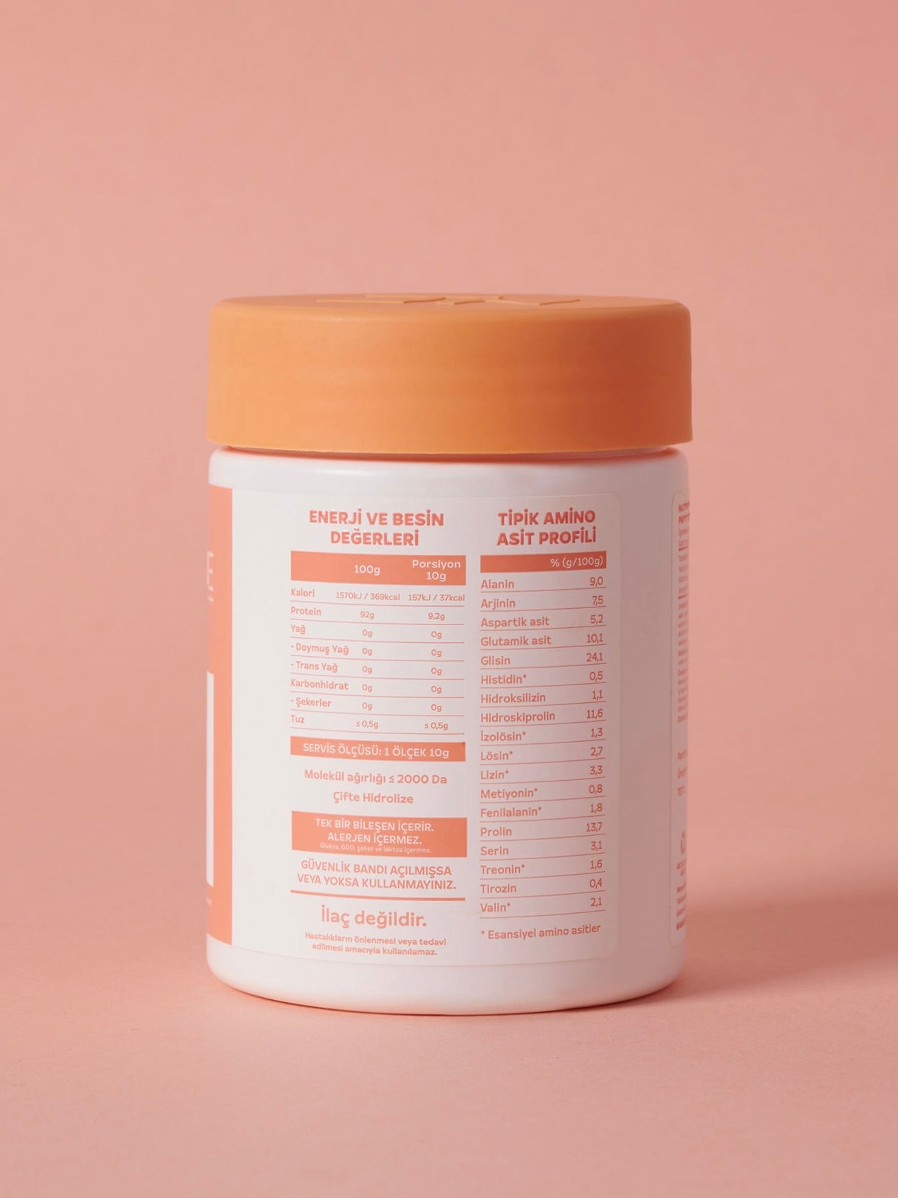 Nutrafine Kolojen Peptitleri 10.000 Mg 70 Gr Seyahat Boyu
