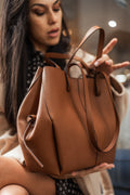 Utopian 100% Leather Tote Bag