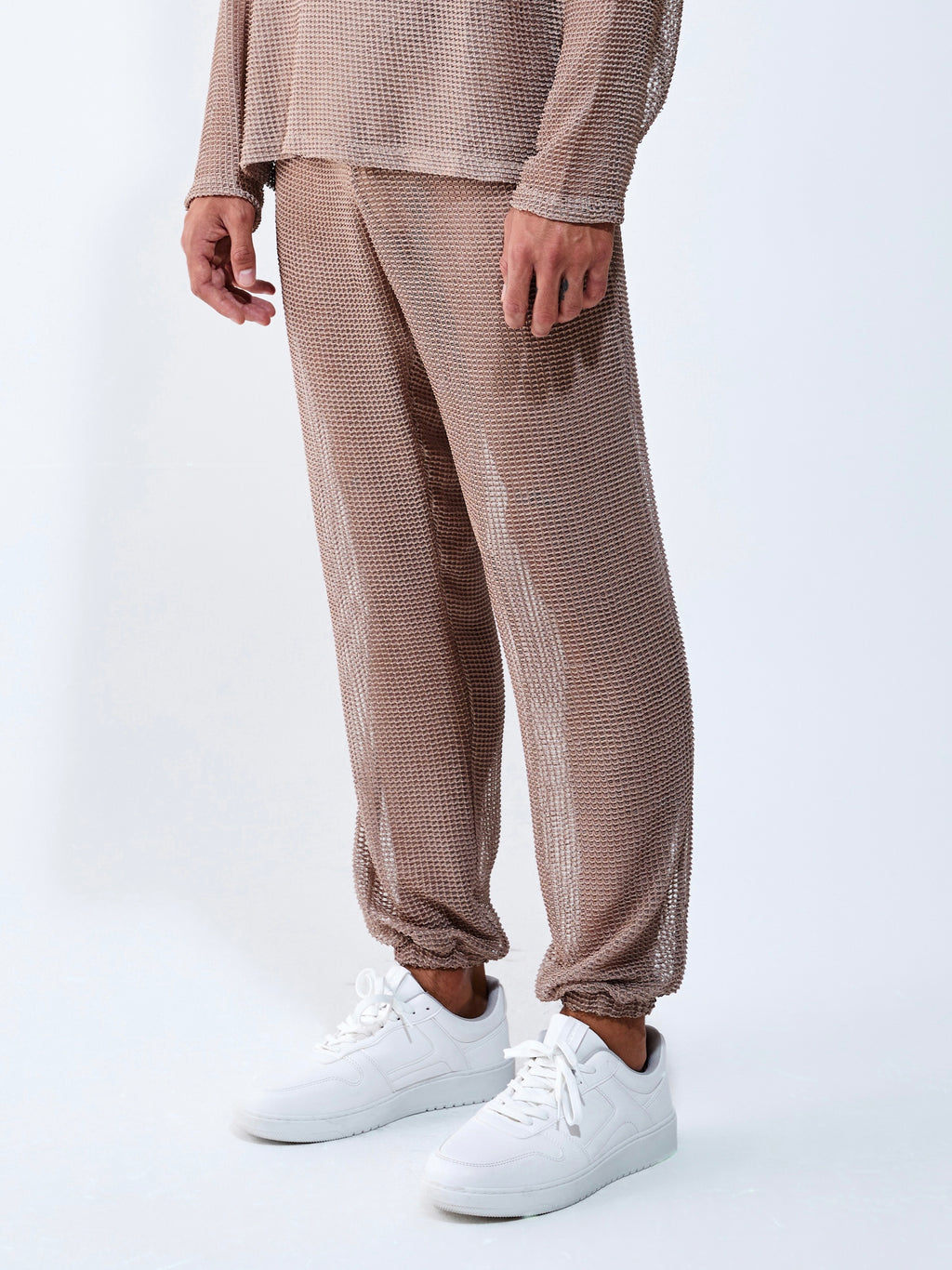 Piel Transparan Jogger Pantolon
