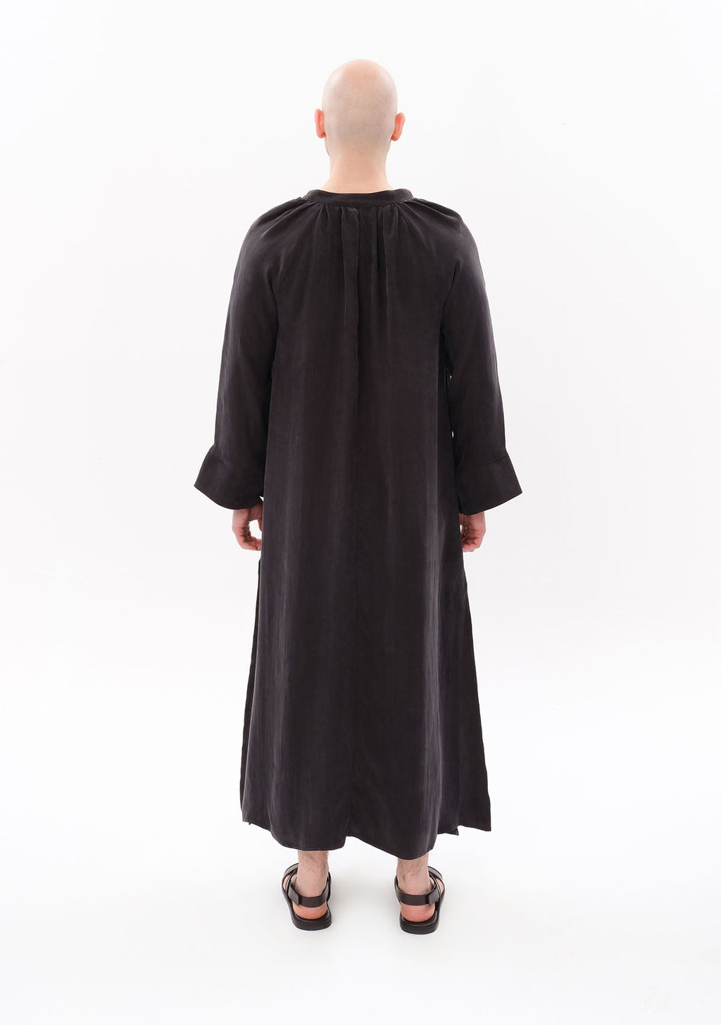 Tiny Antrasit Luxe Tencel™ Reglan Kol Elbise görünüm 2