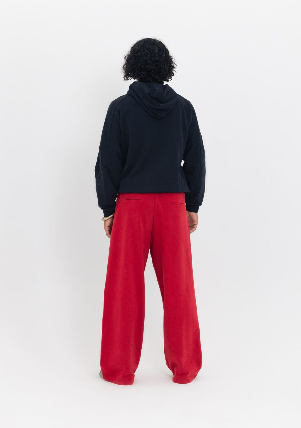 Tiny Dikiş Detaylı Kapüşonlu Oversize Siyah Sweatshirt görünüm 3