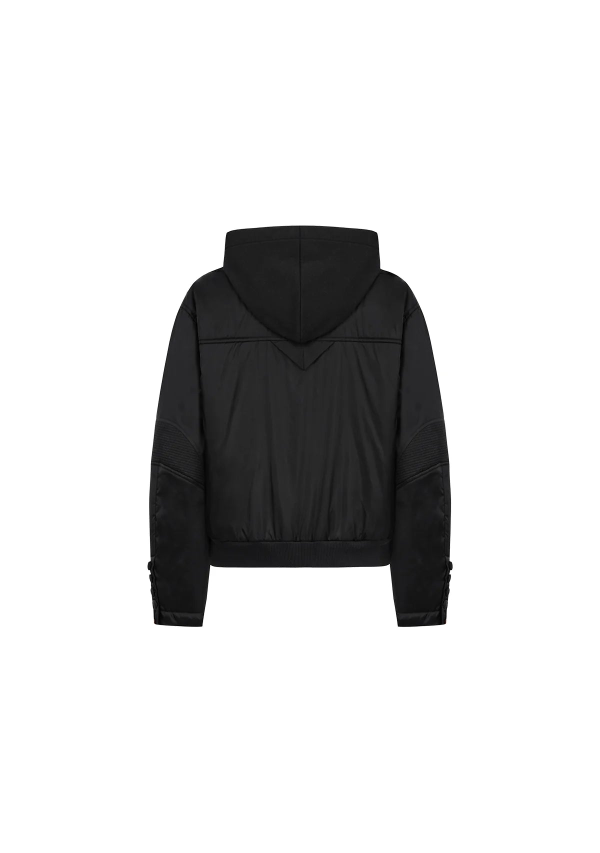 Tiny Kapüşonlu Fermuarlı Siyah Bomber Ceket