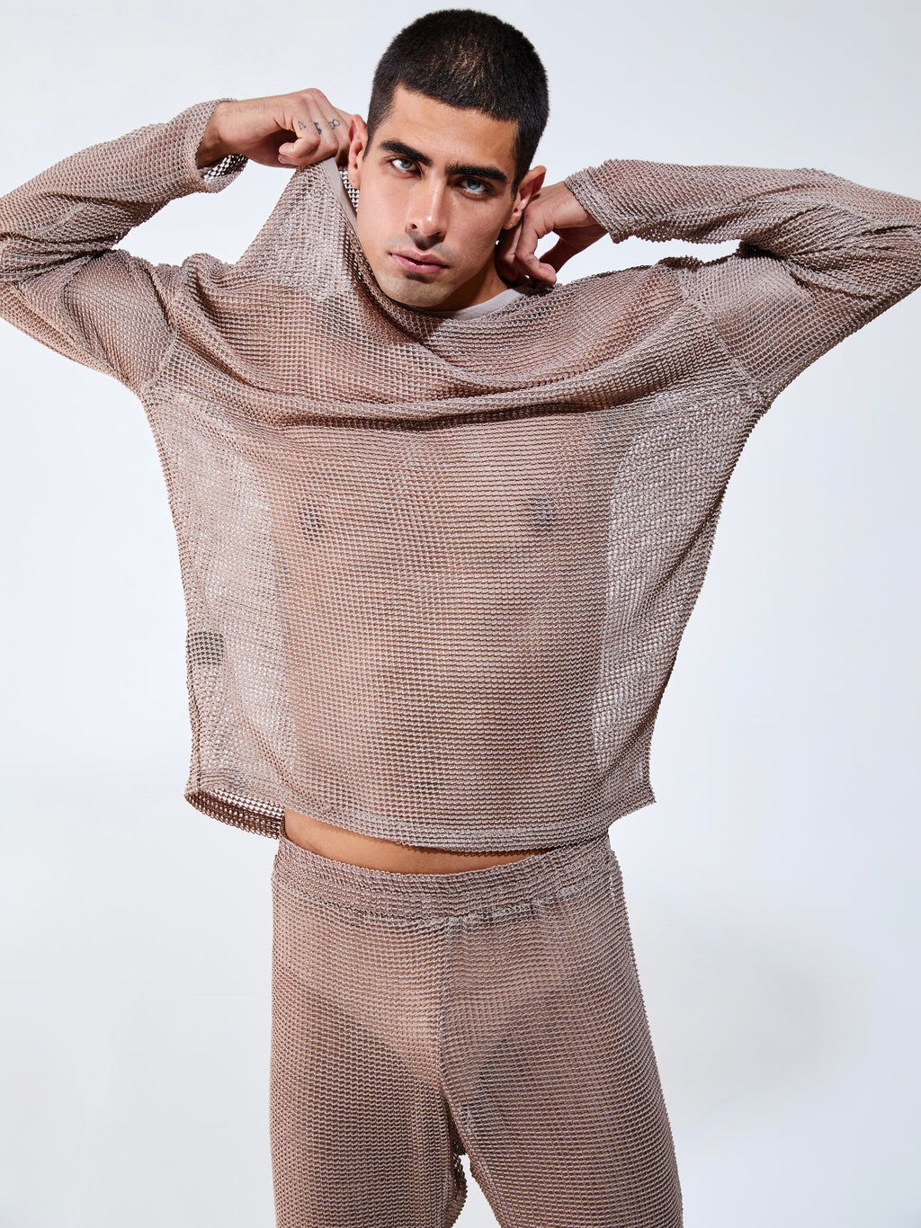 Piel Transparan Jogger Pantolon