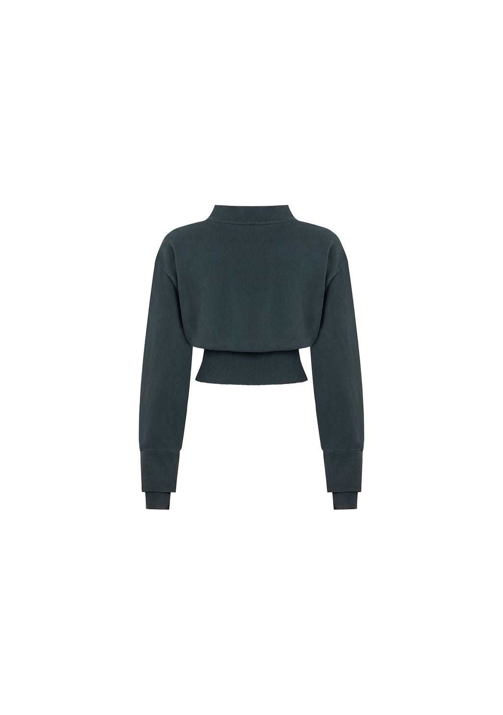 Tiny Yarım Balıkçı Yaka Lastik Bel Detaylı Pamuklu Antrasit Sweatshirt görünüm 10