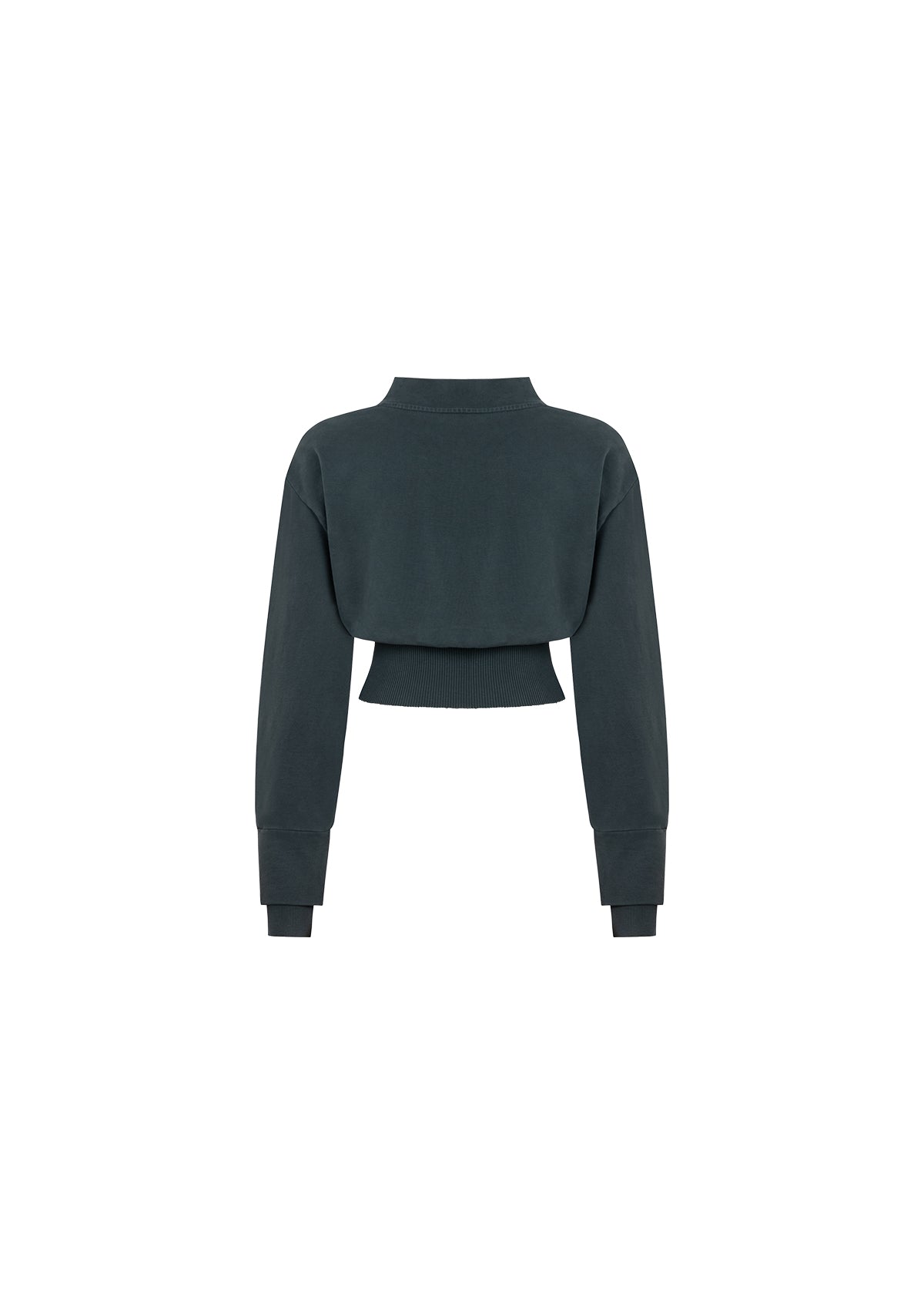 Tiny Yarım Balıkçı Yaka Lastik Bel Detaylı Pamuklu Antrasit Sweatshirt görünüm 10