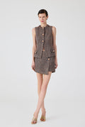 Haleia Tweed Skort