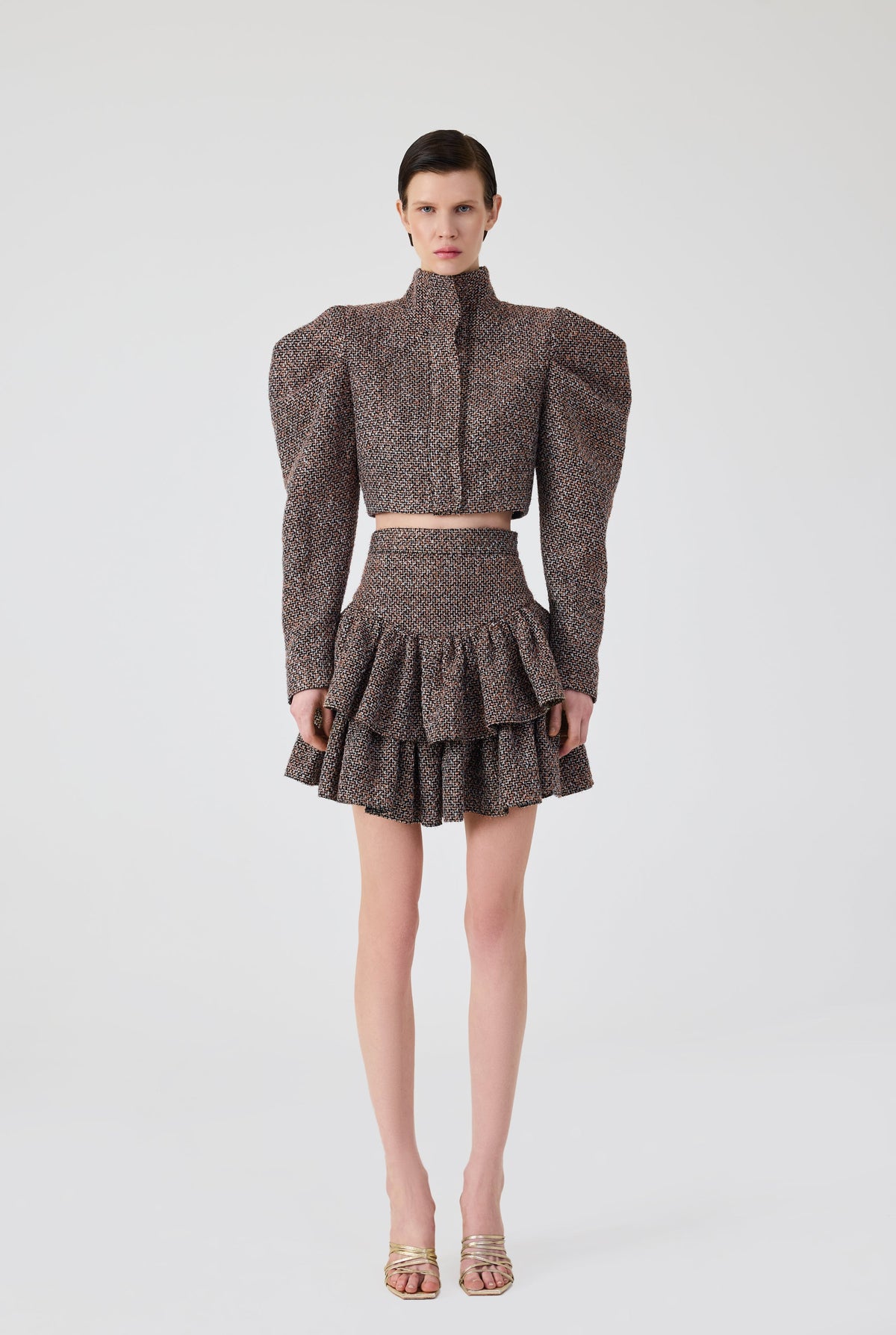 Haleia Tweed Mini Skirt