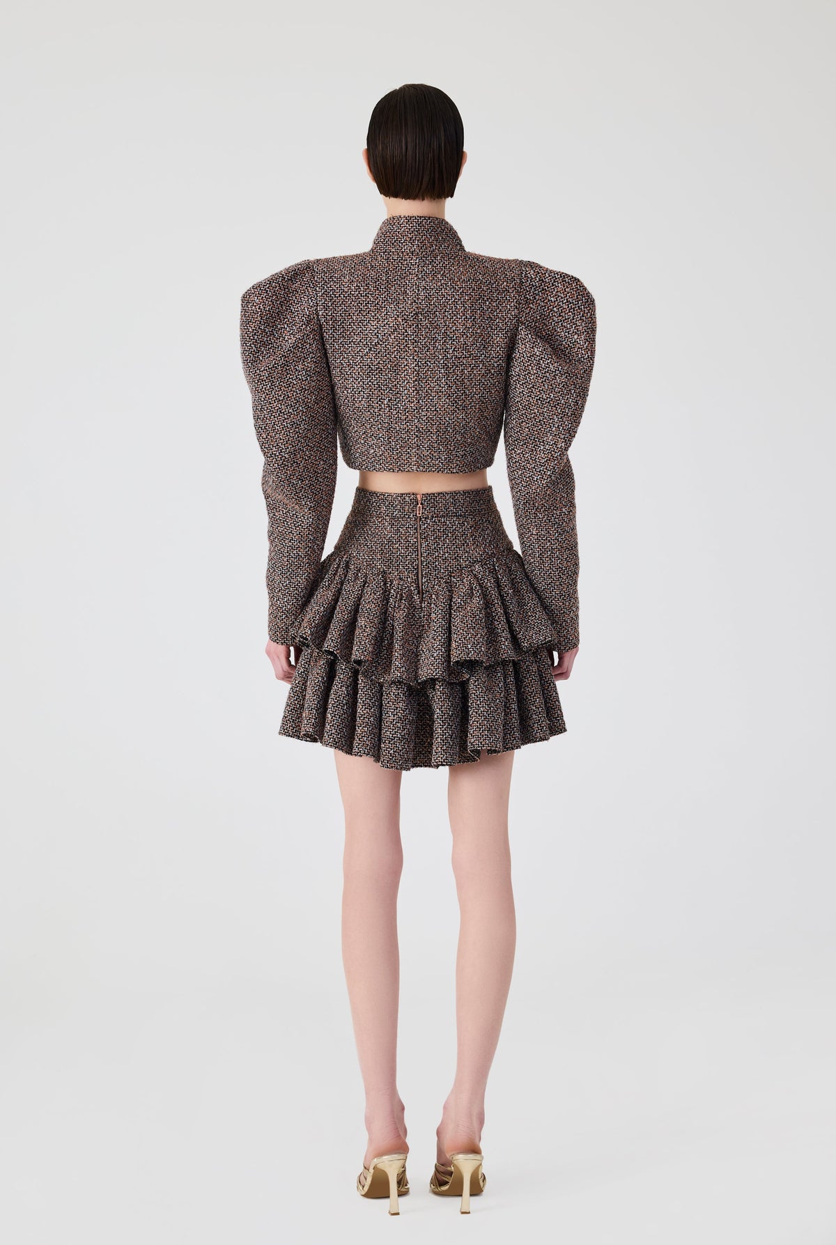 Haleia Tweed Mini Skirt