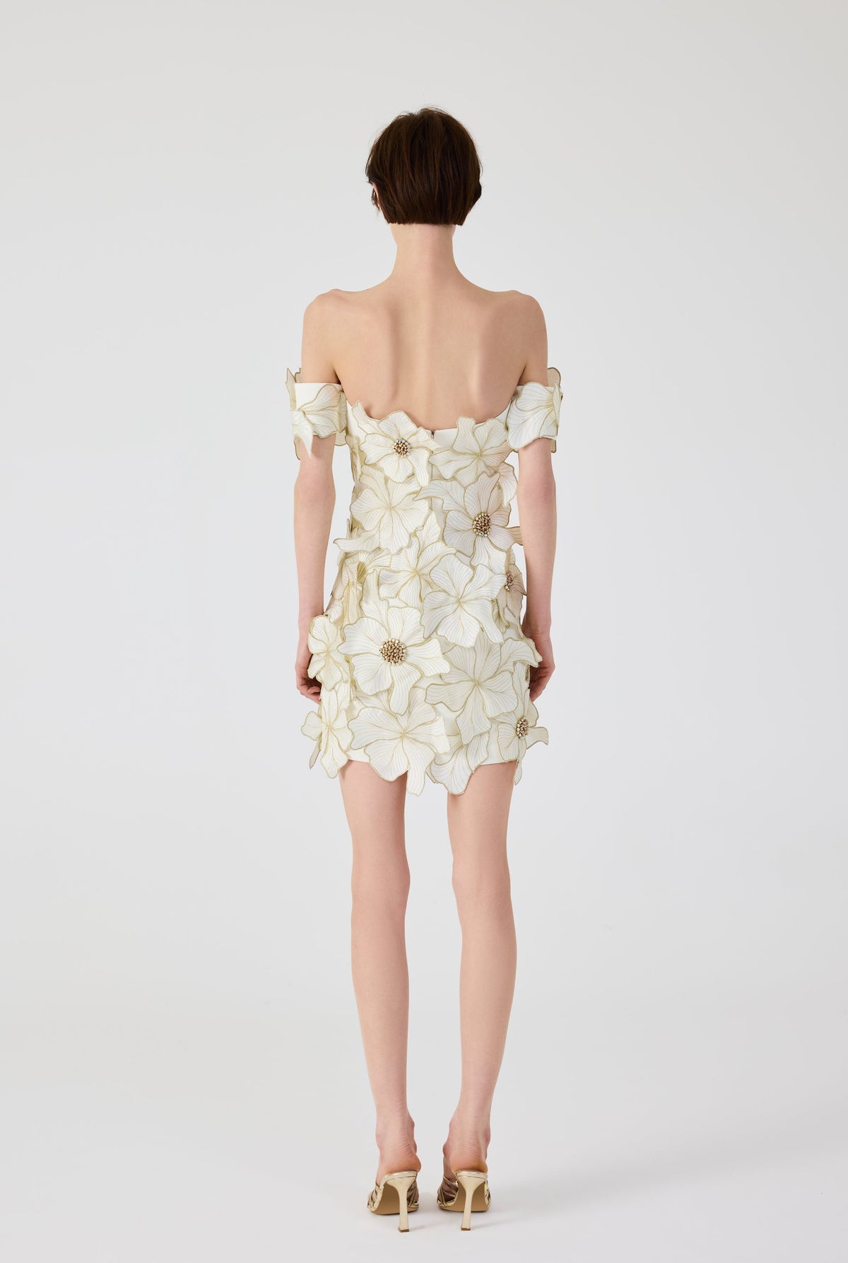 Haleia 3D Flower Mini Dress