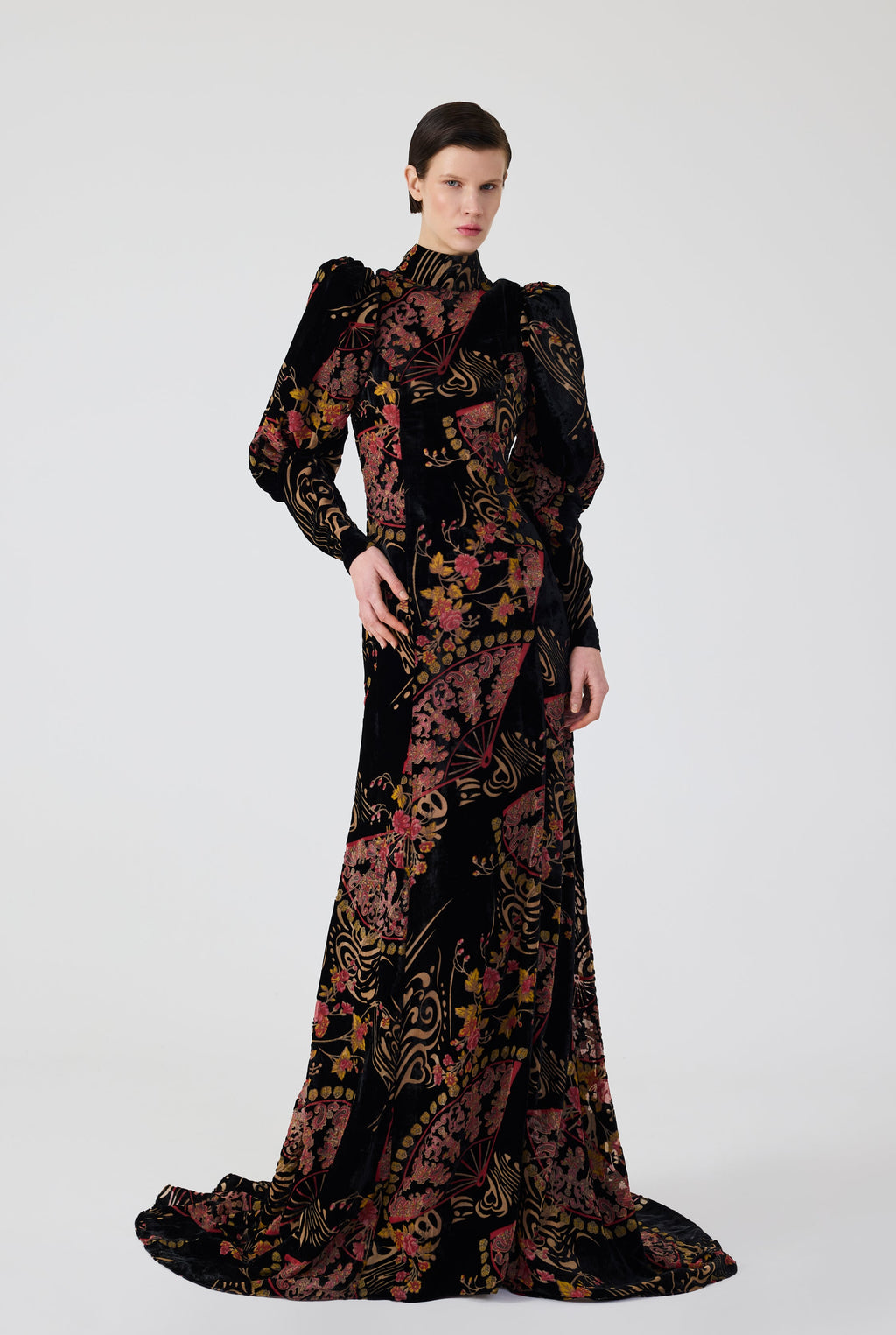 Haleia Fleur Eventail Maxi Dress