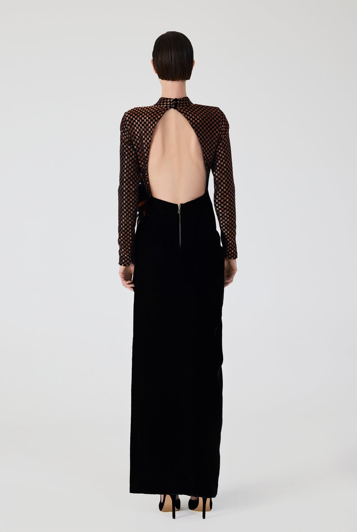 Haleia Velvet Long Dress