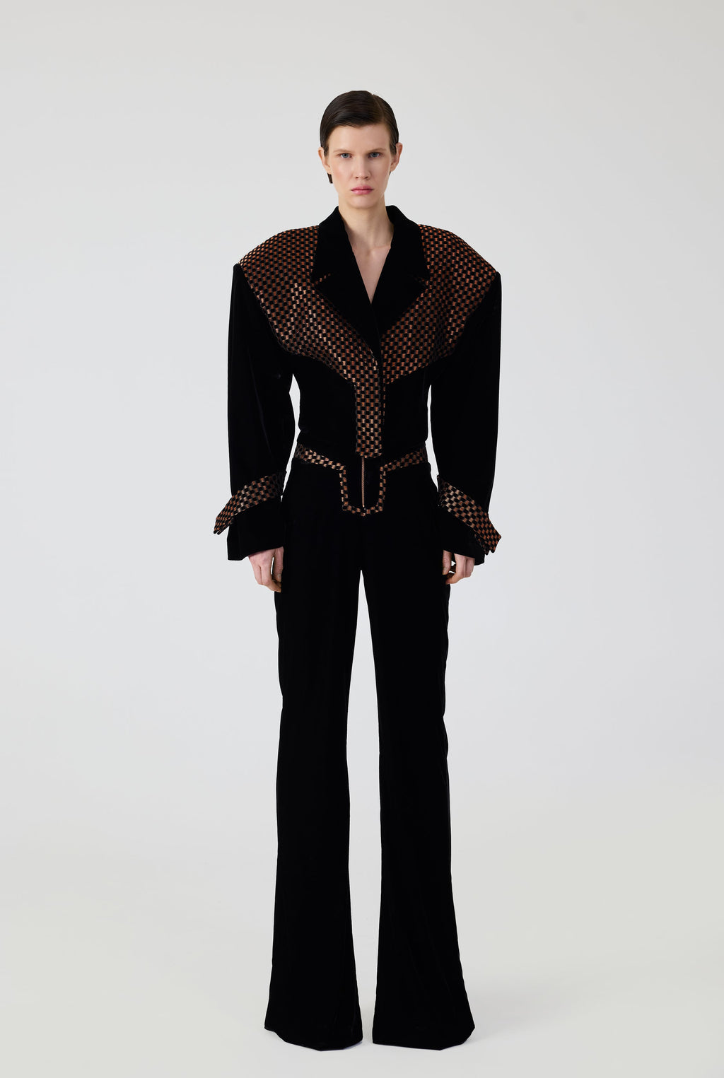Haleia Velvet Oversize Jacket