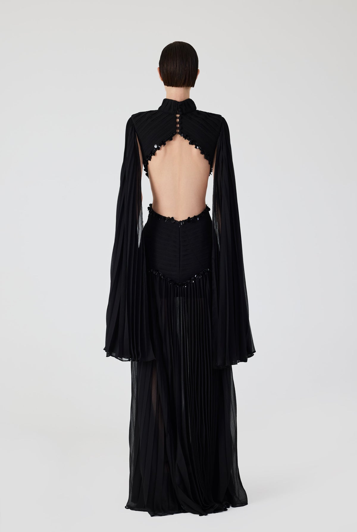 Haleia Pleated Maxi Dress