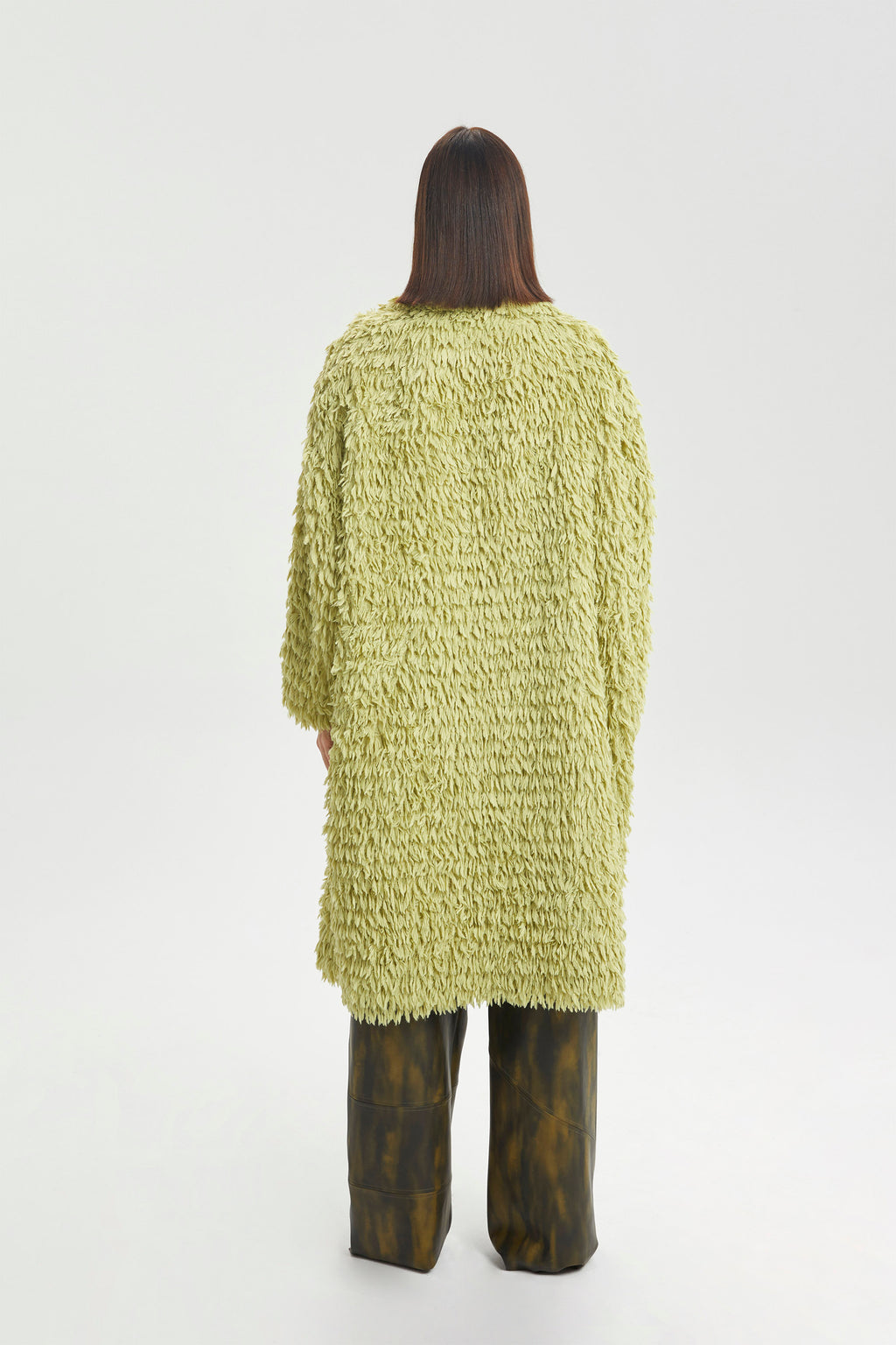 Haleia Yün Görünümlü Midi Kaban