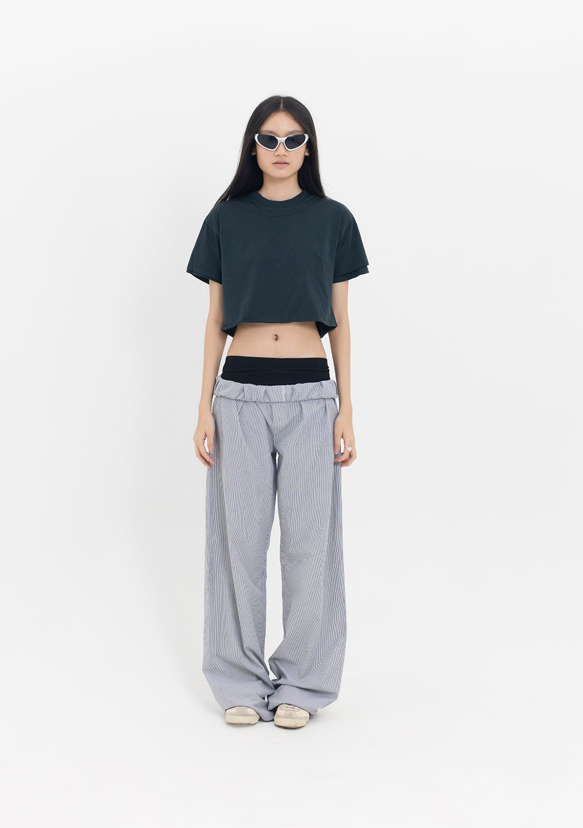 Tiny Çizgili Düz Kesim Pantolon ana görünüm